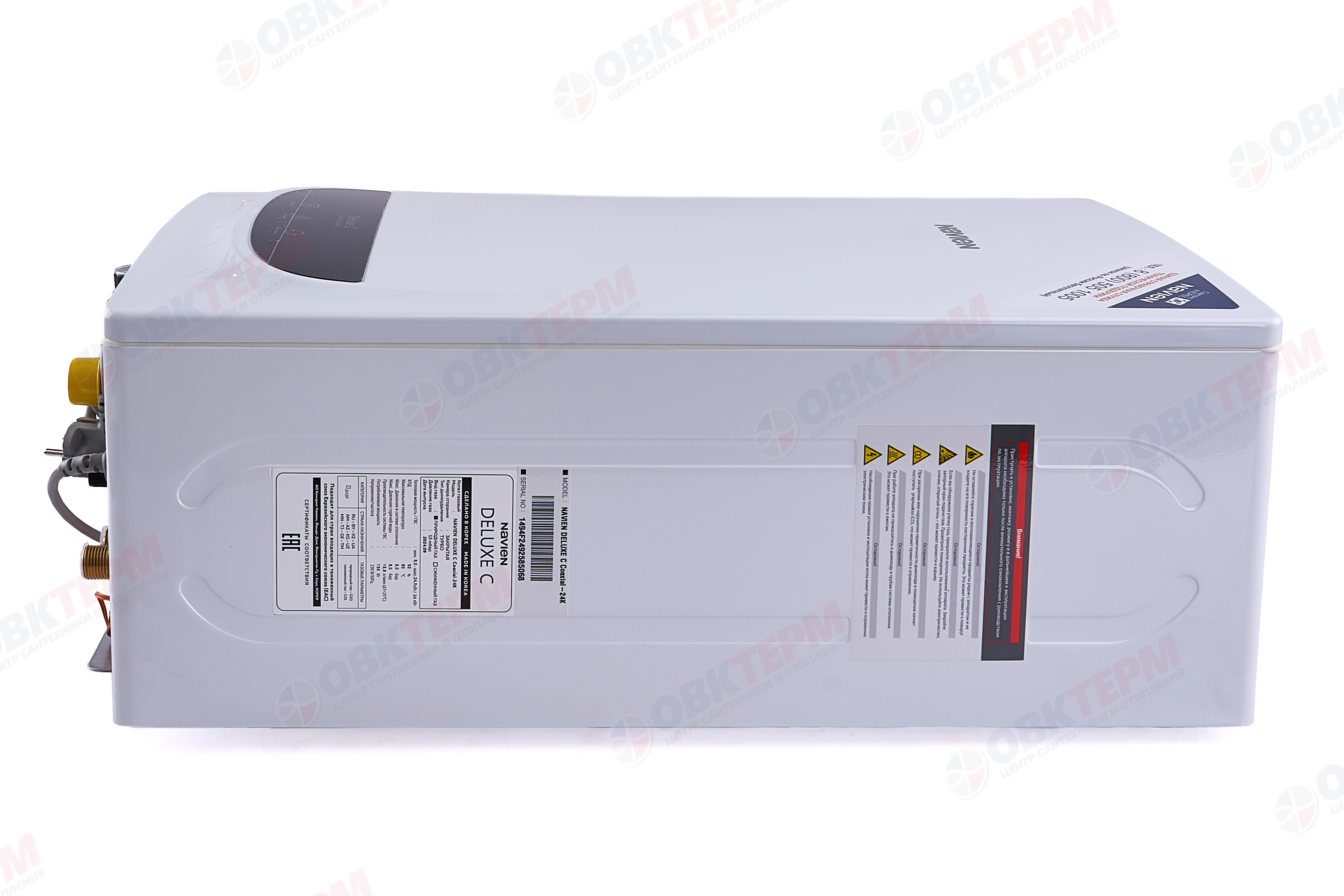 Котел газовый настенный NAVIEN  Deluxe  C - 24K (24 кВт, 2-х конт, турбо,без трубы) - Изображение №4
