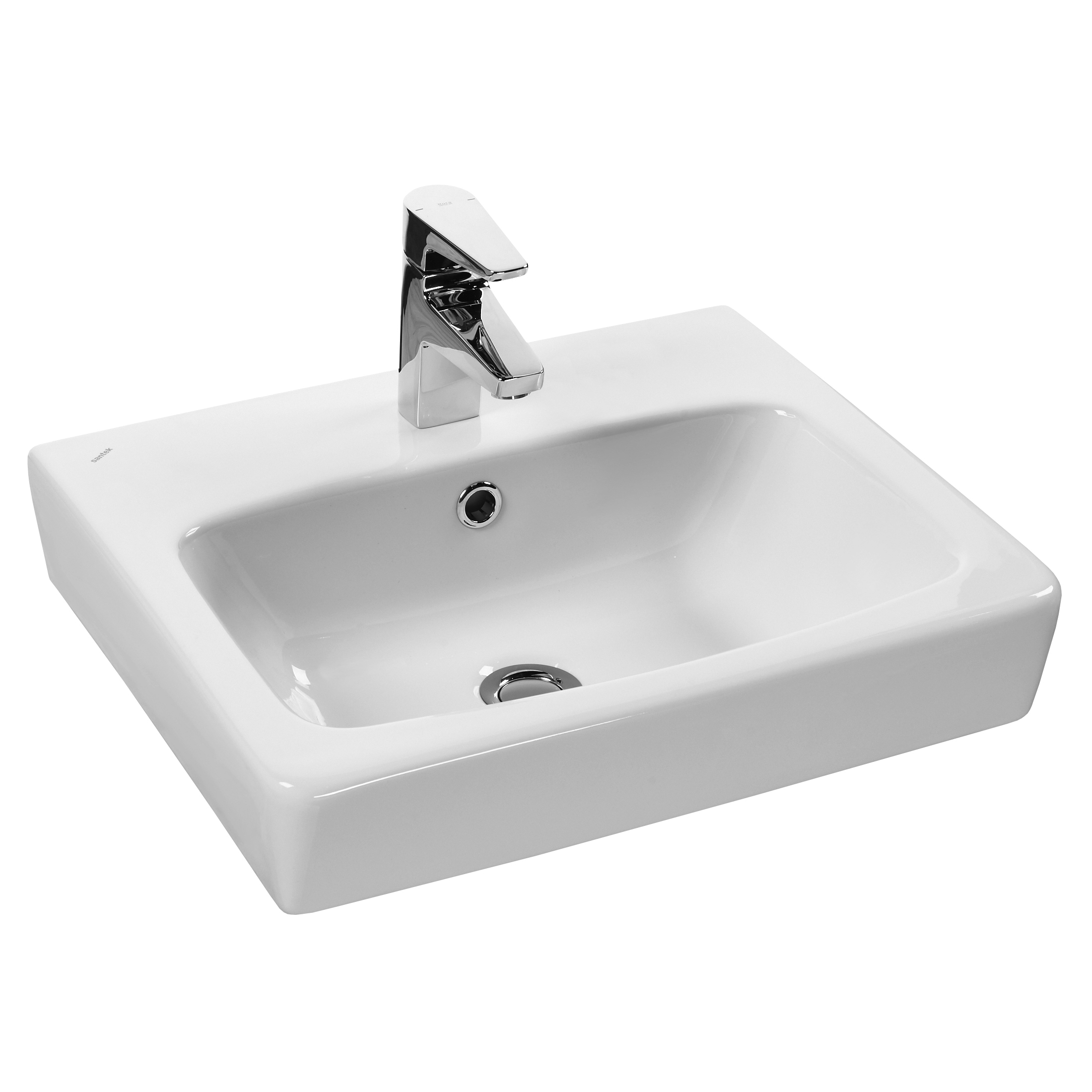 Умывальник мебельный SANTEK Смайл  50 ШВГ 500х190х445 (только для мебели AQUATON) - миниатюра №2