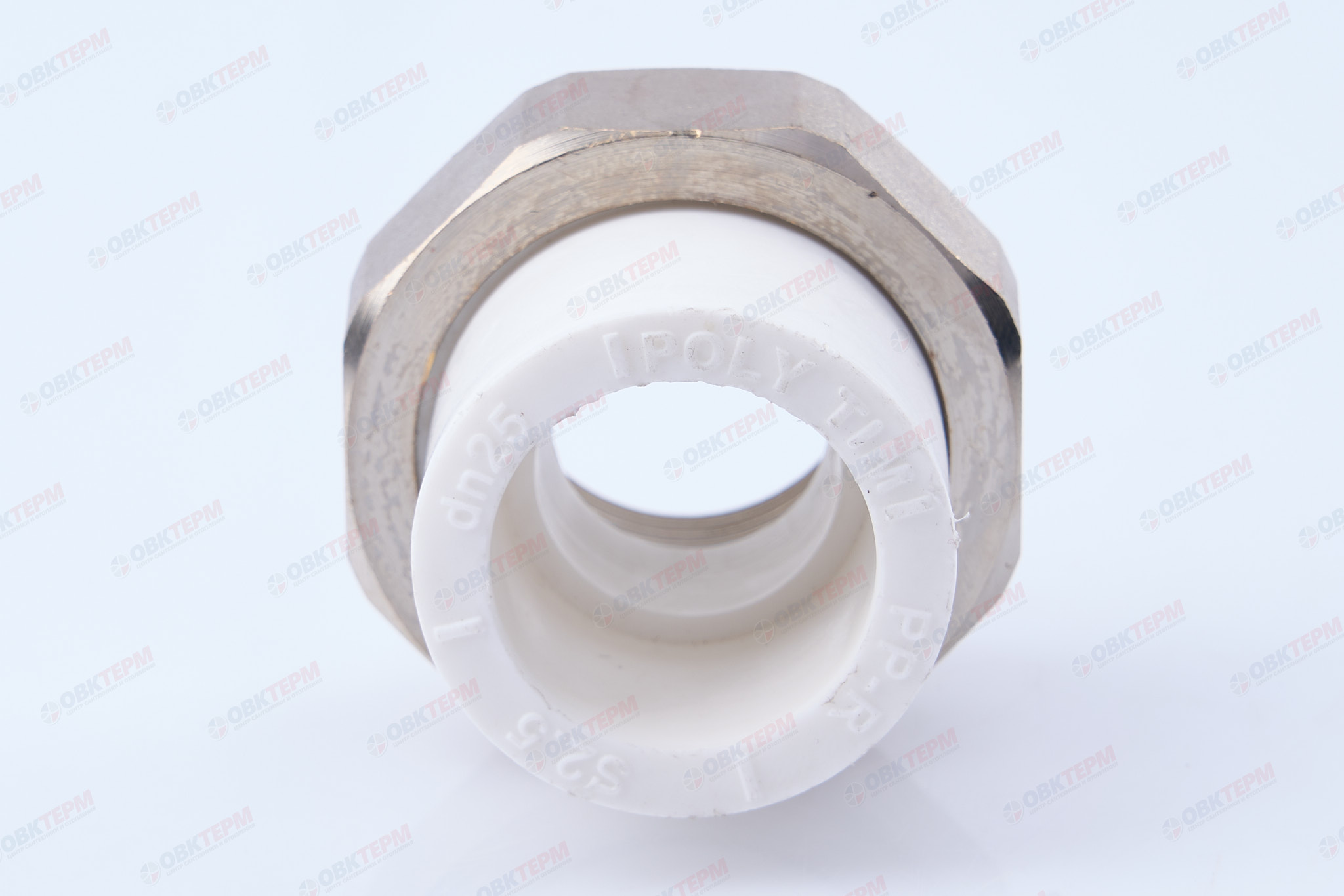 Разборное соединение  25 * 3/4" в    (белый)   TIM - Изображение №5