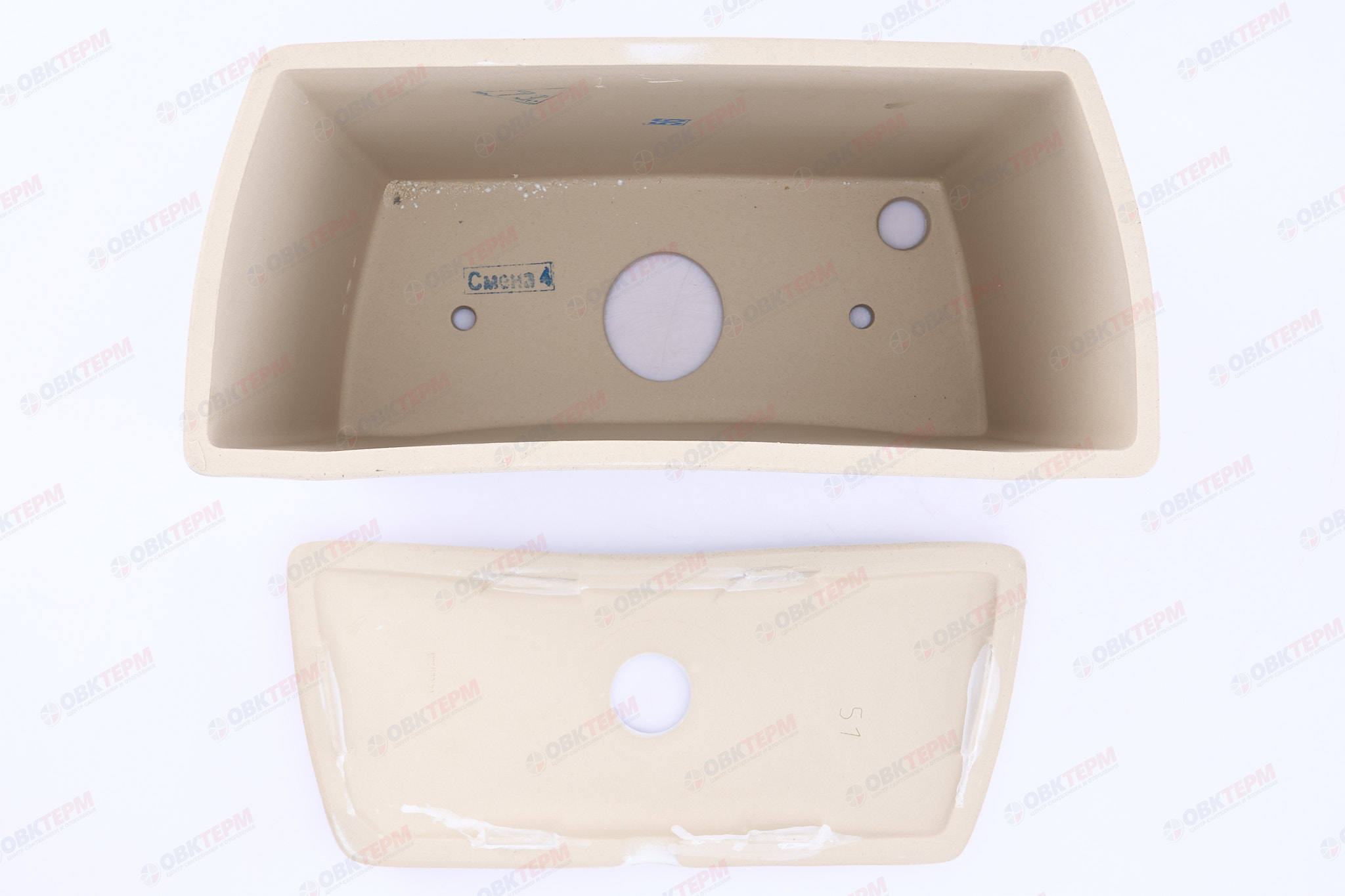 Santeri бачок   Вест КРАП (унитаз Вест), нижний подвод (210мм) - миниатюра №7