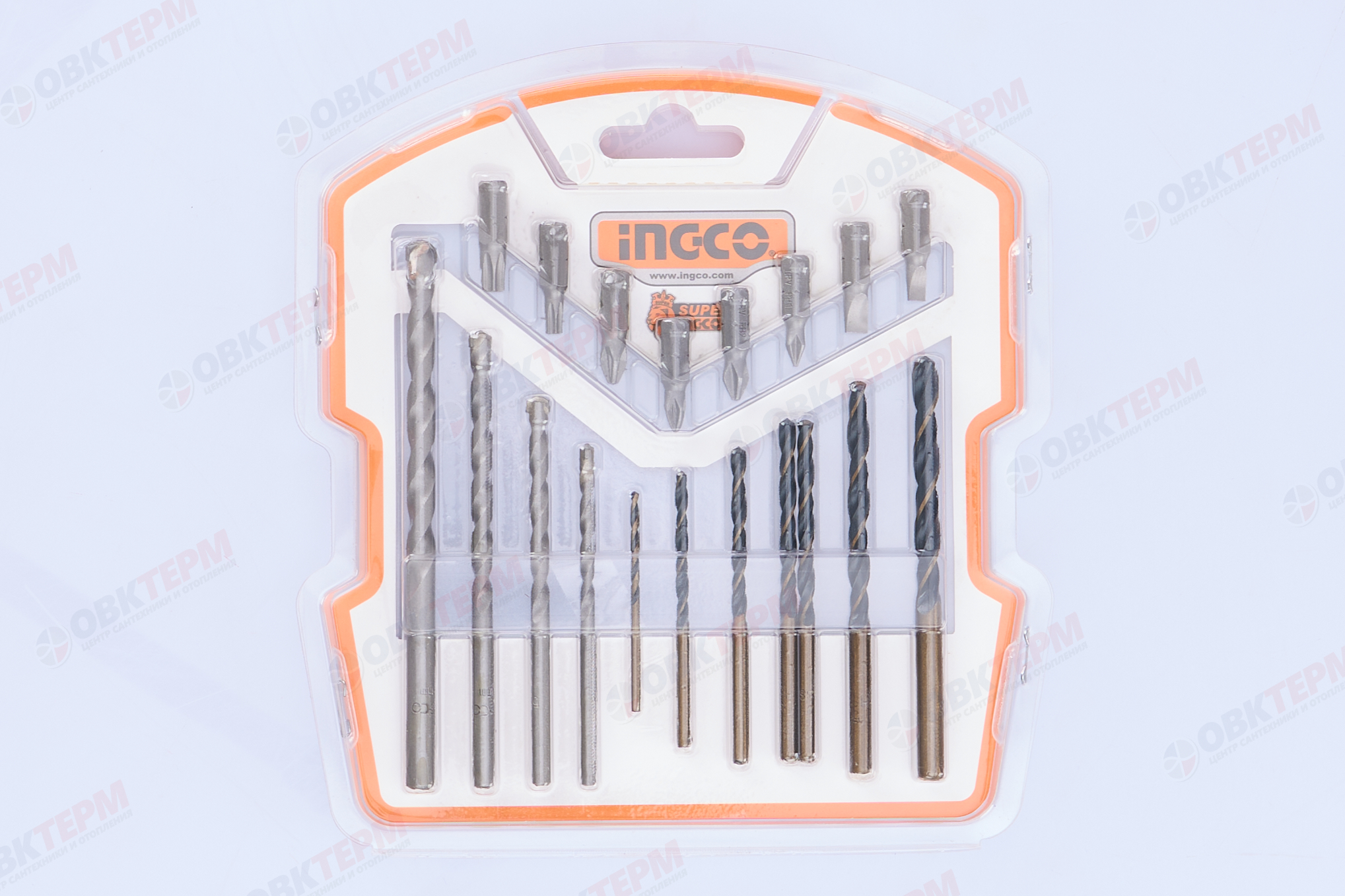 Набор сверл и бит 19 шт. INGCO AKSDB1901 - Изображение №3
