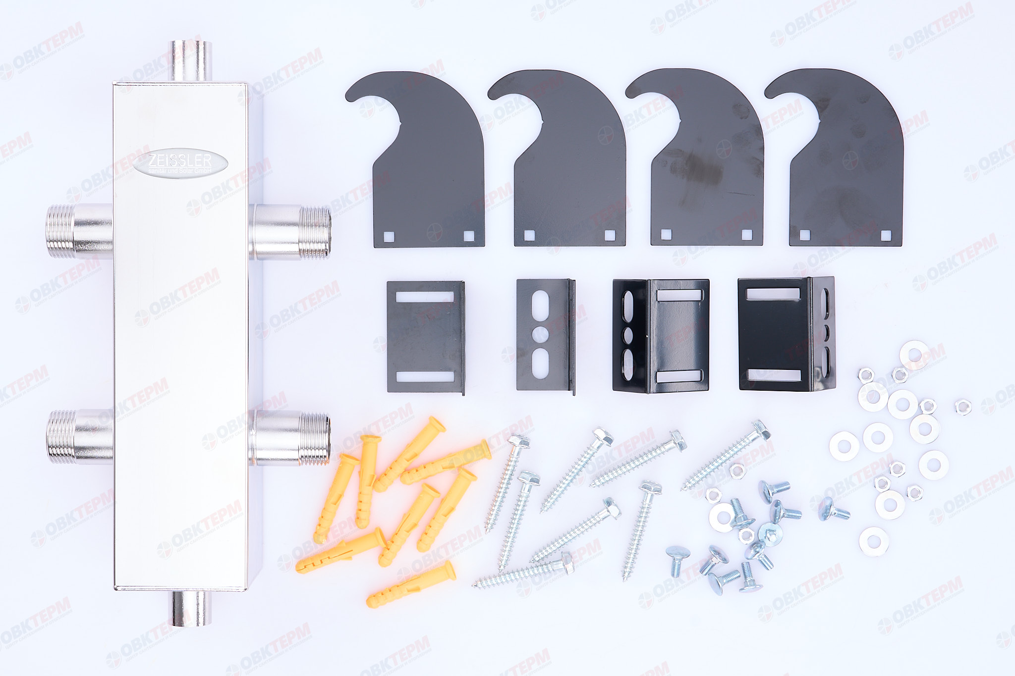 Разделитель гидравлический  ZEISSLER универсальный (нержавейка AISI 304) 1", 60 кВт (1шт/6ящ) - Изображение №4