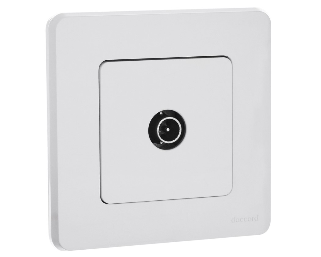 Розетка телевизионная оконечная TV 10дБ 5-862мГц механизм Белый IEK Inspiria (Legrand) - Изображение №2