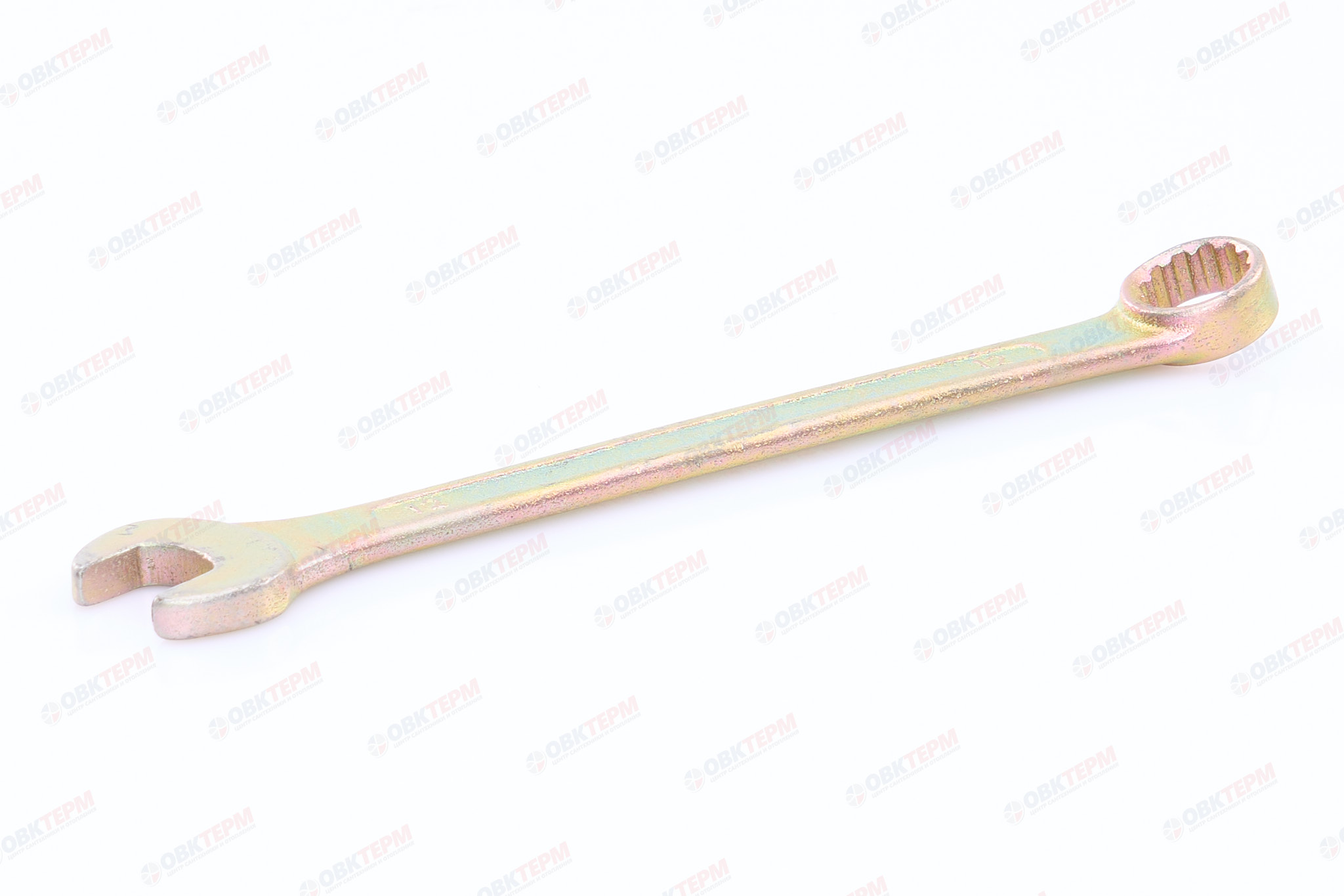 Ключ комбинированный 12 мм, углеродистая сталь, желтое цинковое покрытие InWork - Изображение №2