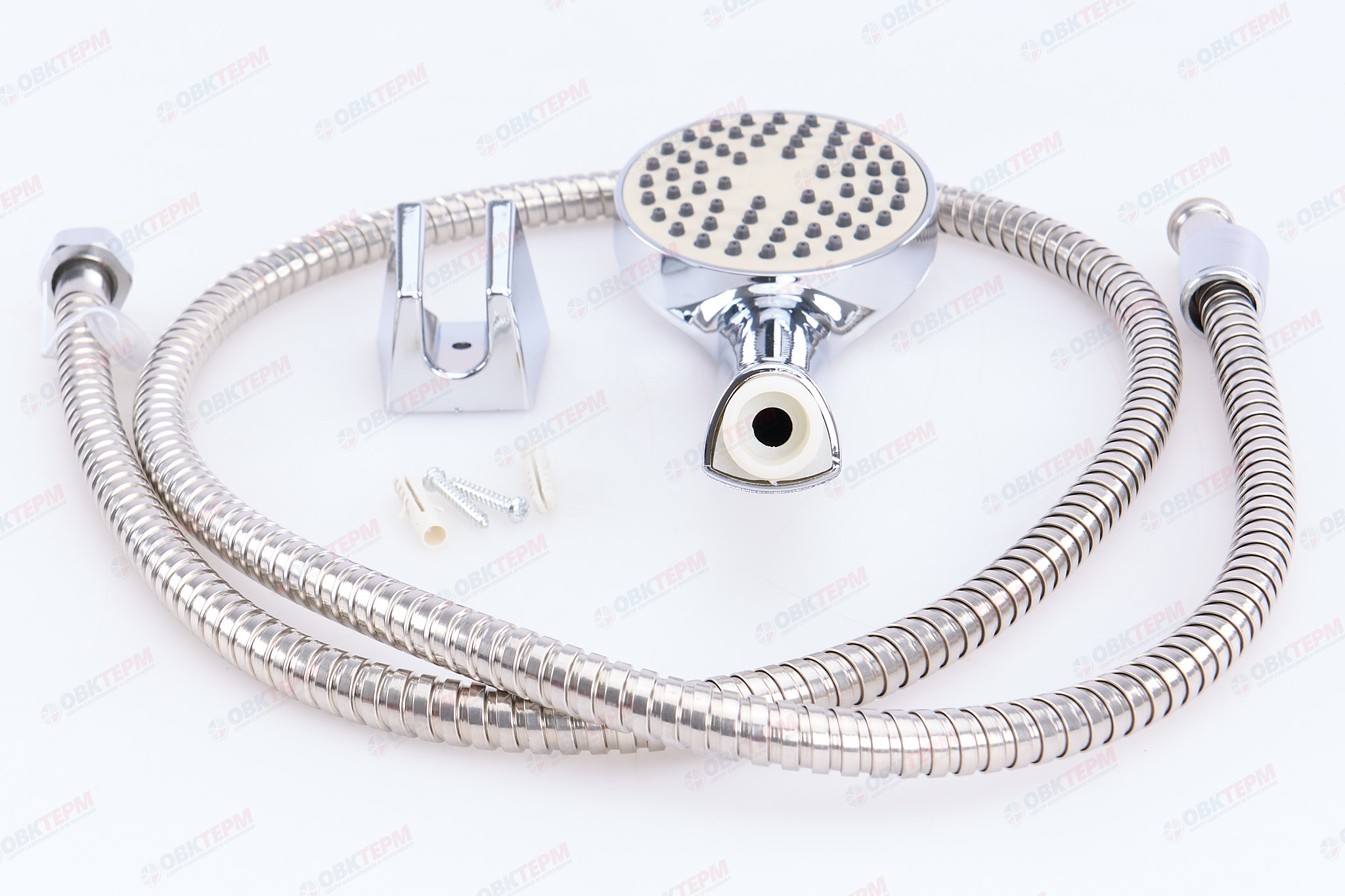 Душевой набор ZERIX SHOWER SET-01 (шланг, лейка, кронштейн)  (40 шт/ящ) - Изображение №3