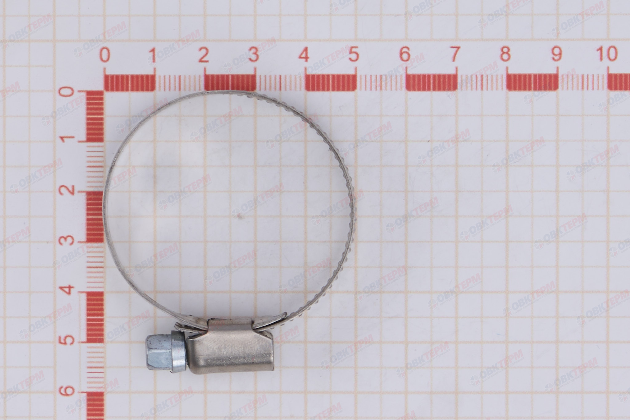 Хомут   30-45  1 1/2" (под отвёртку)     (100 шт) - Изображение №5