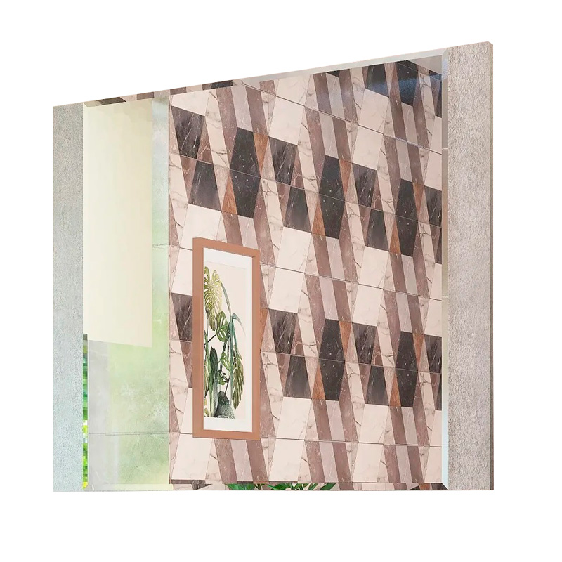 Зеркало EvaGold  80 №4 "Catherine"  белый камень - изображение №1