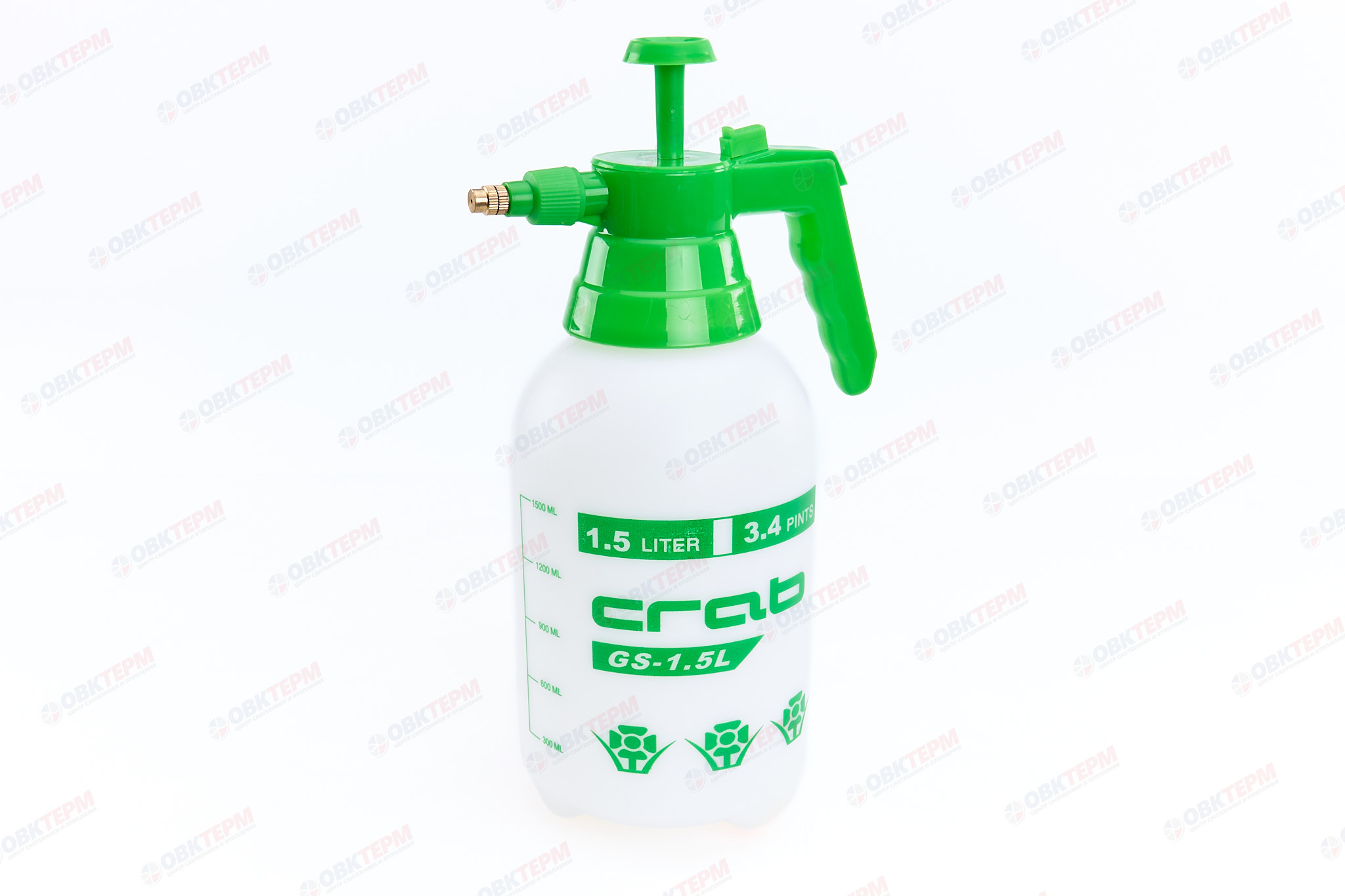 Опрыскиватель помповый ручной 1,5 литр (20 шт/ящ) CRAB GS-1.5L - Изображение №1