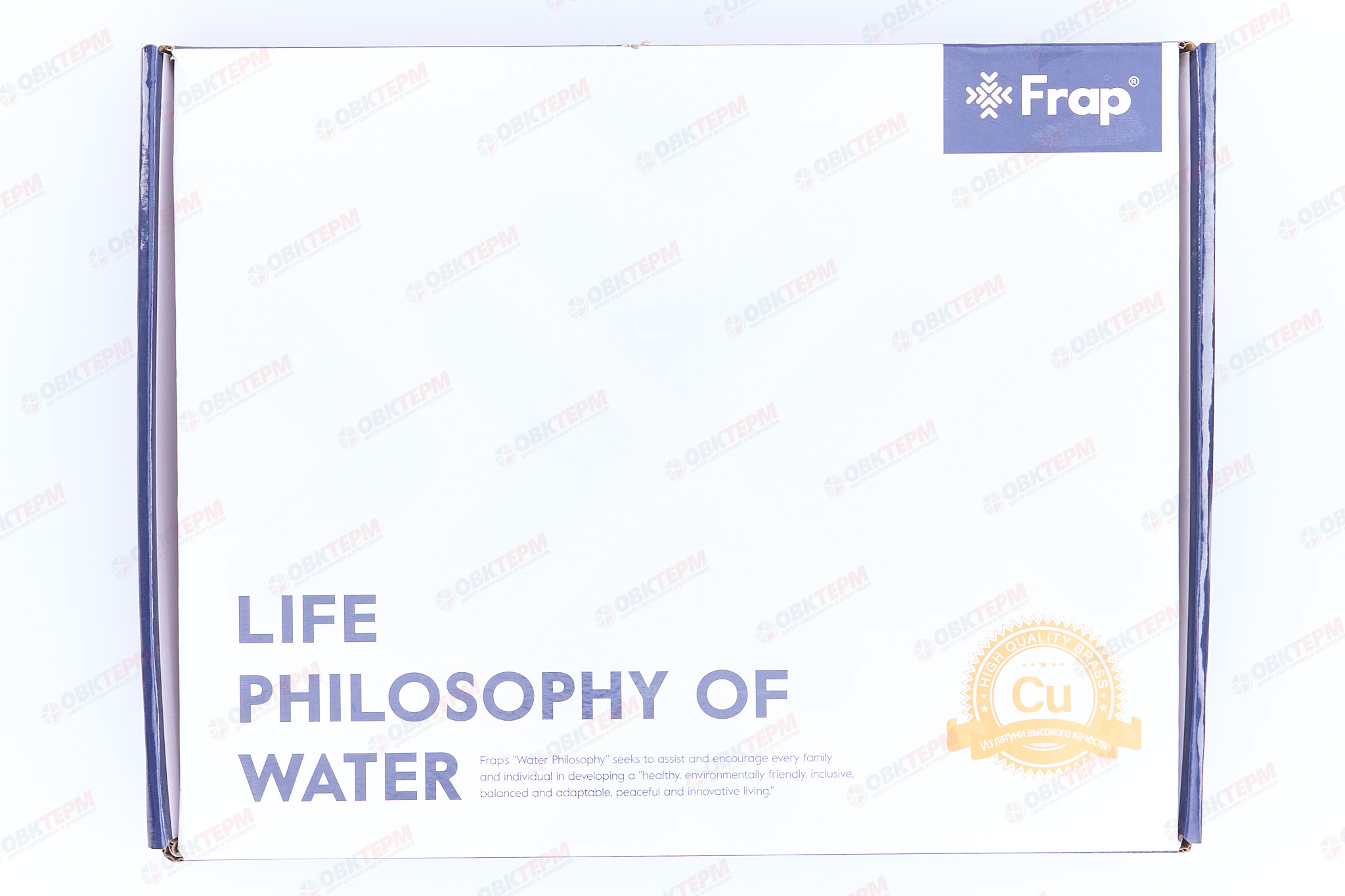 Смеситель д/умывальника FRAР F1067-2 хром /Высокий /латунь /Ø25 /аэратор М24 /гайка - миниатюра №7