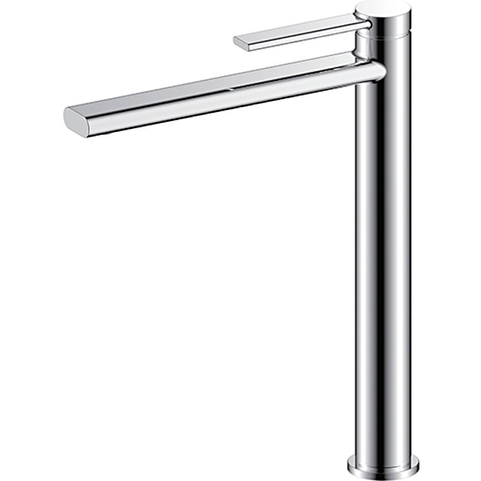 Смеситель д/умывальника FRAР F1067-2 хром /Высокий /латунь /Ø25 /аэратор М24 /гайка - изображение №1