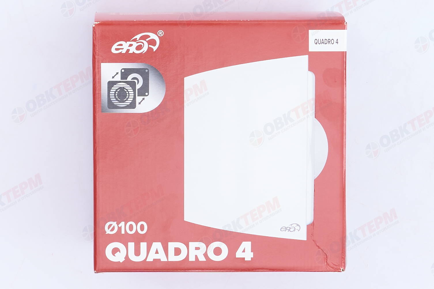 Вентилятор QUADRO 4 осевой вытяжной d98 Ш172*В172 (15шт/уп) Эра - миниатюра №10