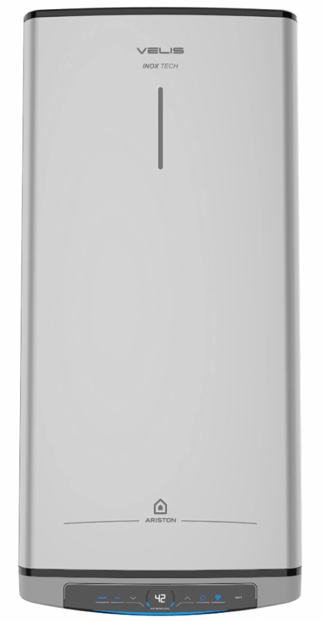 Бойлер   Ariston   ABSE   VELIS LUX INOX PW  80 WIFI    (универс. монтаж, плоский, кВт, ш*в*г) - Изображение №1