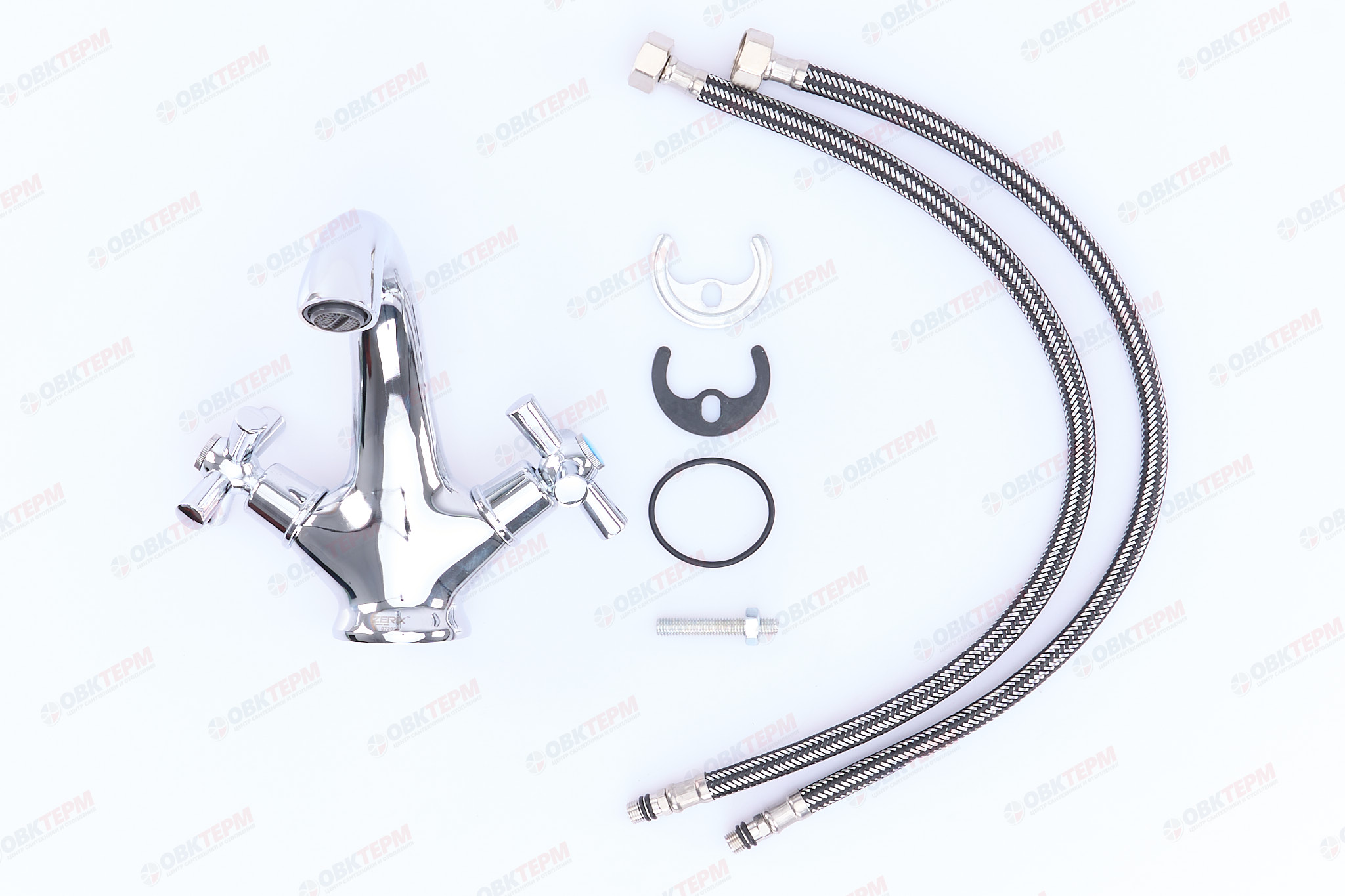 Смеситель д/умывальника буксовый ZERIX JAP 722 шпилька  (10 шт/ящ) - Изображение №3