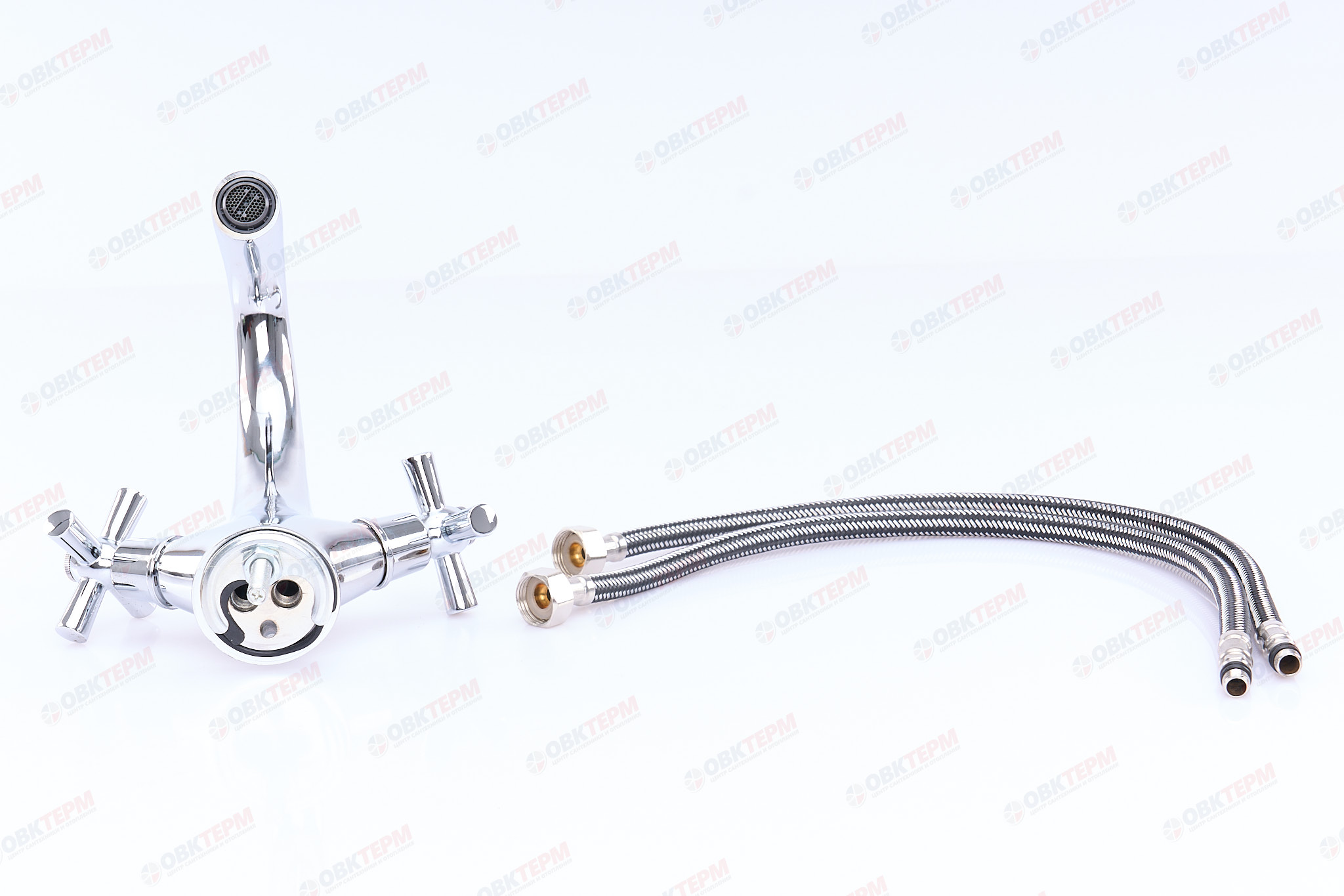 Смеситель д/умывальника буксовый ZERIX JAP 722 шпилька  (10 шт/ящ) - Изображение №4