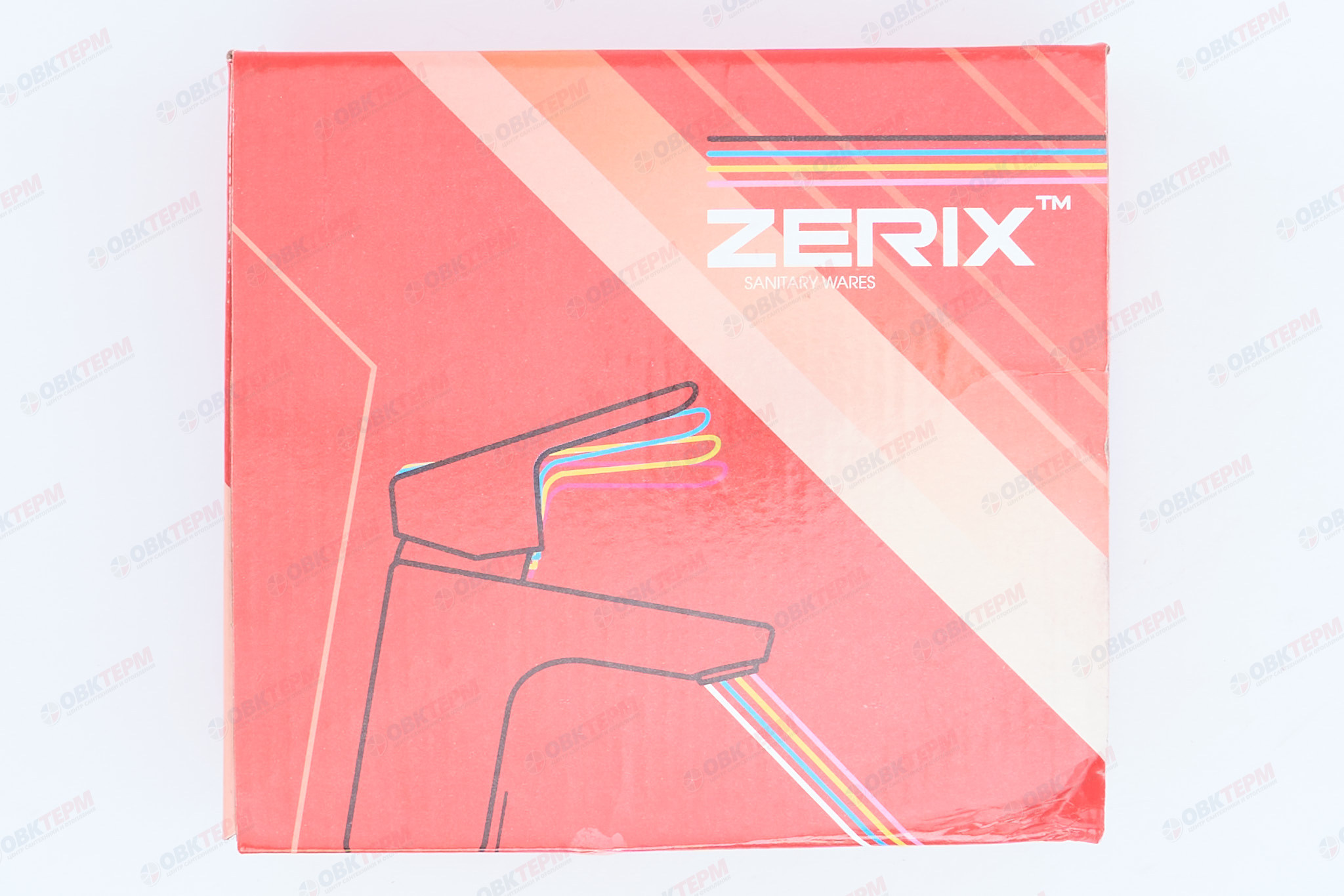 Смеситель д/умывальника буксовый ZERIX JAP 722 шпилька  (10 шт/ящ) - миниатюра №6