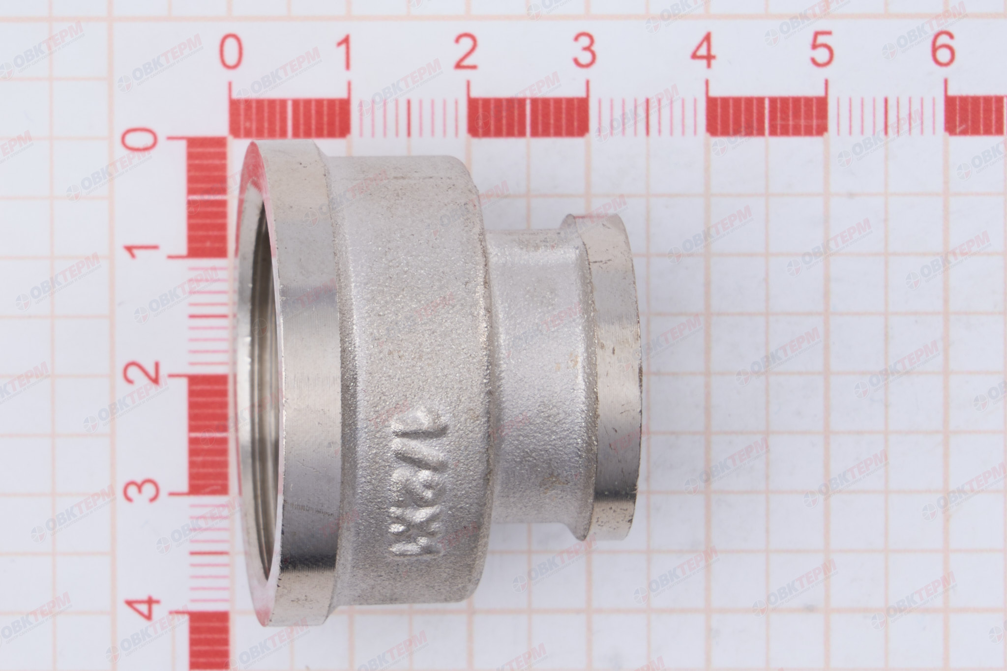 Муфта    1" - 1/2"  Никель ZEISSLER                   (120/10) - миниатюра №6