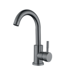 Смеситель д/умывальника нерж/сталь MIXXUS SUS-001-C GRAPHITE, SUS304 (10 шт/ящ) - изображение №1