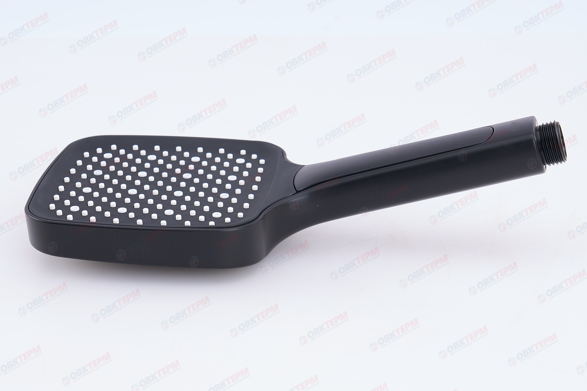 Лейка д/душа ручная KOER KP-0402-05 (3 режима, цвет ЧЕРНЫЙ) 115*115мм (30 шт/ящ) - Изображение №4