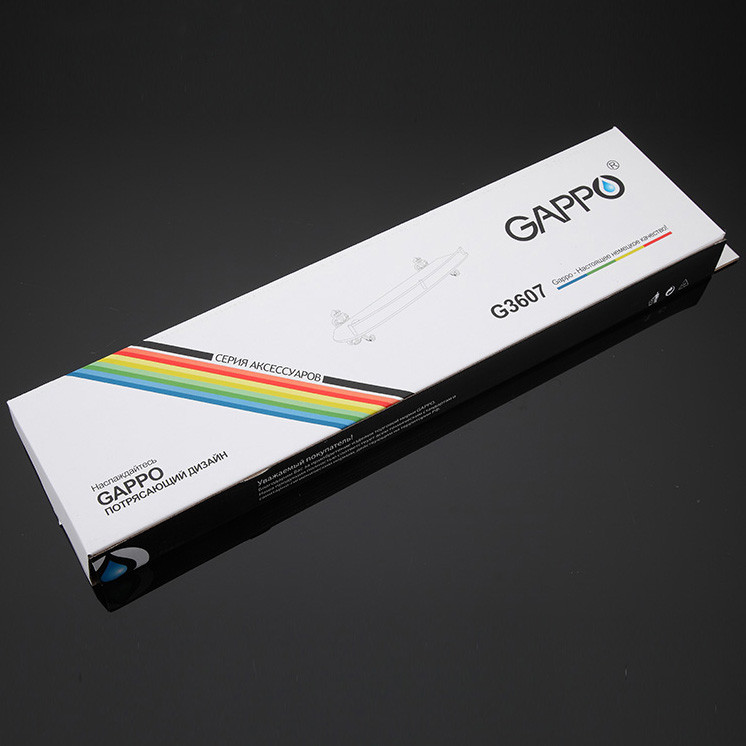 Полка стеклянная  570         G3607  GAPPO - Изображение №2