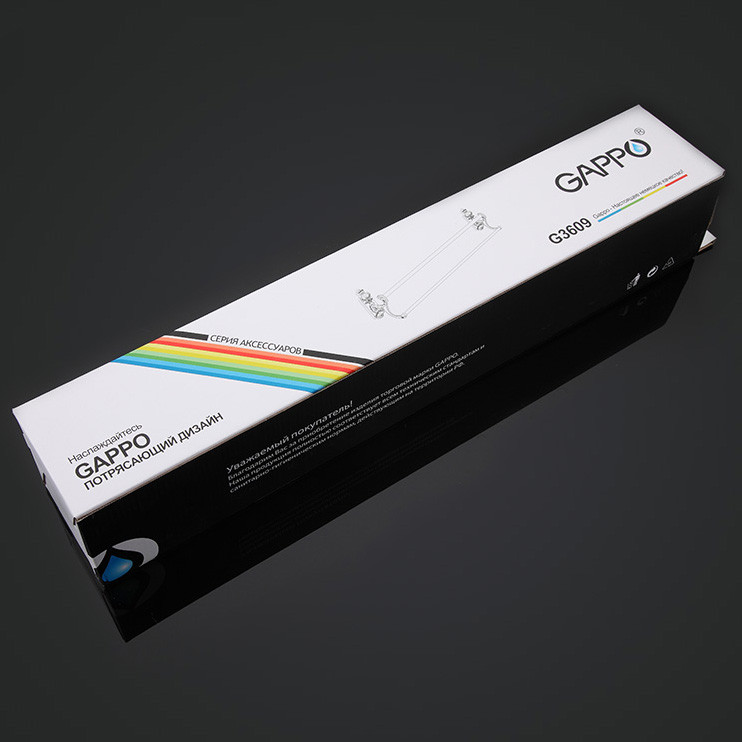 Полотенце/держатель двойной  600  G3609  GAPPO - Изображение №2