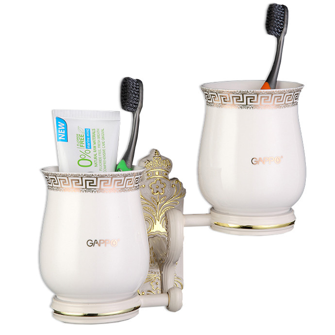 Стакан-2 керамика с держателем    G3508*  GAPPO - Изображение №1