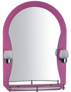 Зеркало  с светильником   70*50   F652-04 + 2 светил+крепл       FRAP - Изображение №1