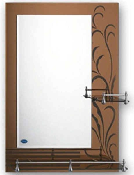 Зеркало коричнев рисунок    70*50   F685                  FRAP - Изображение №1