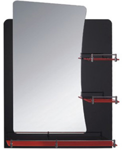 Зеркало черно/красное    80*60     F678                  FRAP - Изображение №1