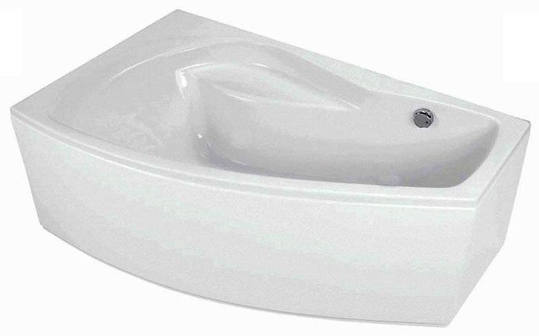 Ванна акрилловая асим Майорка 160*95 XL бел  Лв           SANTEK - Изображение №1