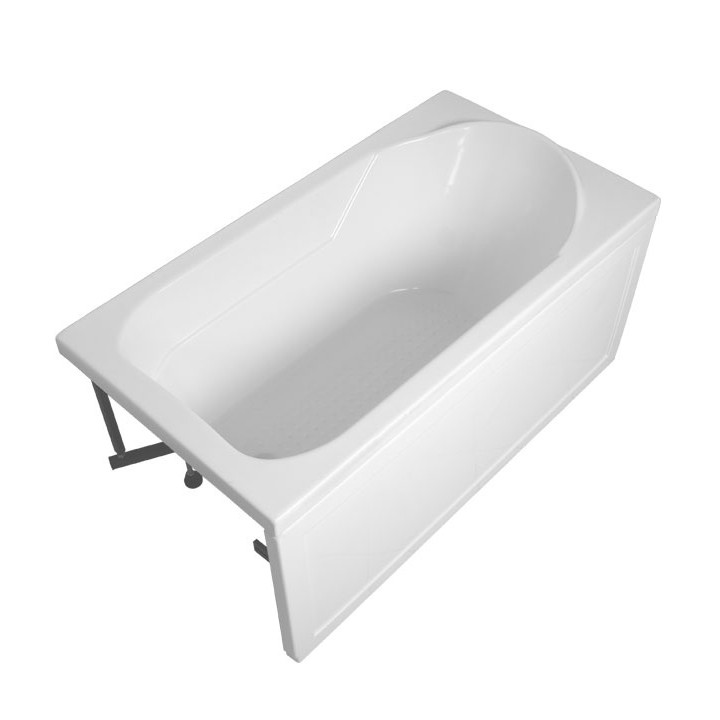 Ванна акрил AQUANET WEST  120*70  с каркасом (36-38)  и панелью - изображение №1