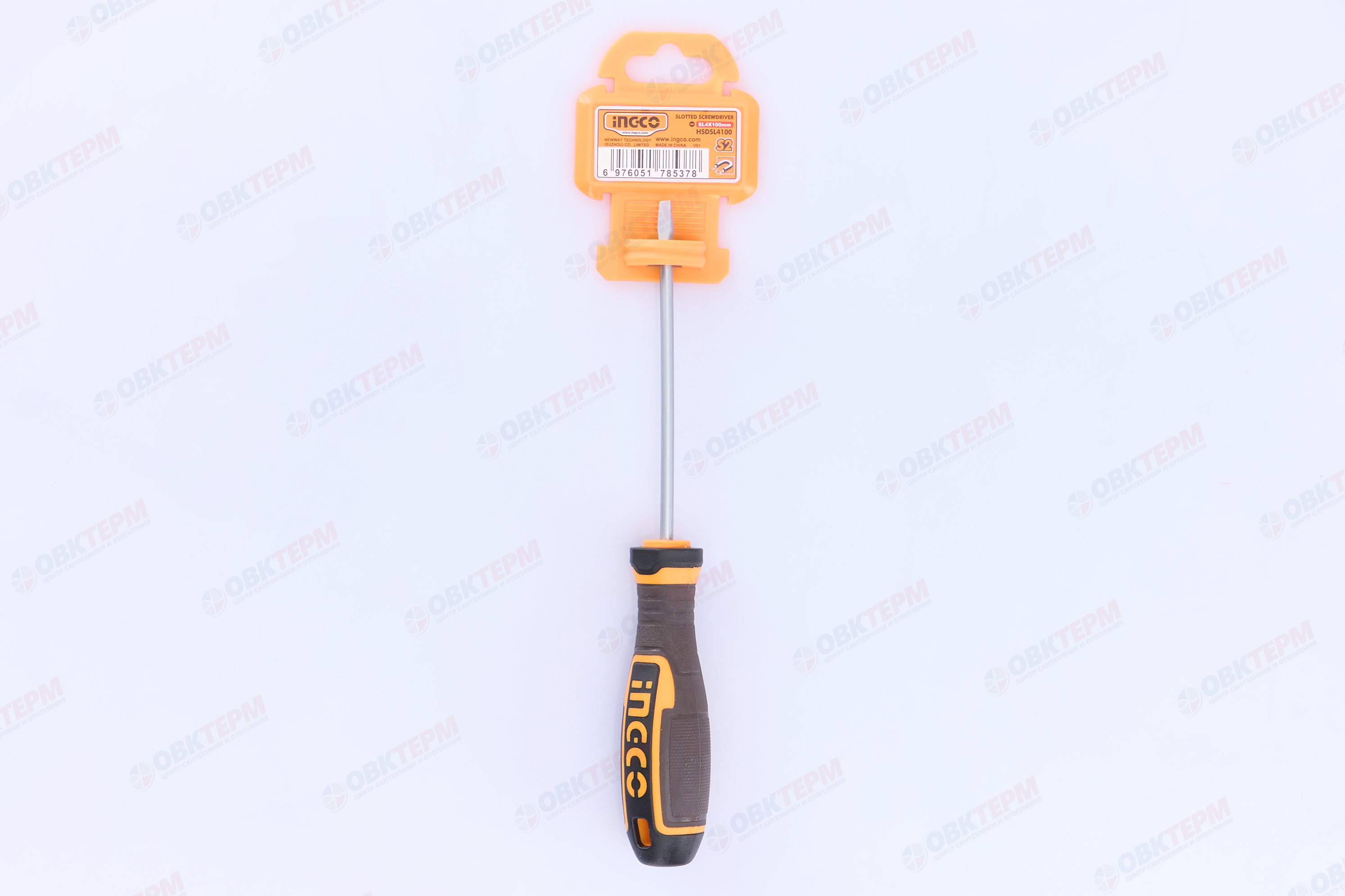 Отвертка плоская SL4x100 INGCO - Изображение №5