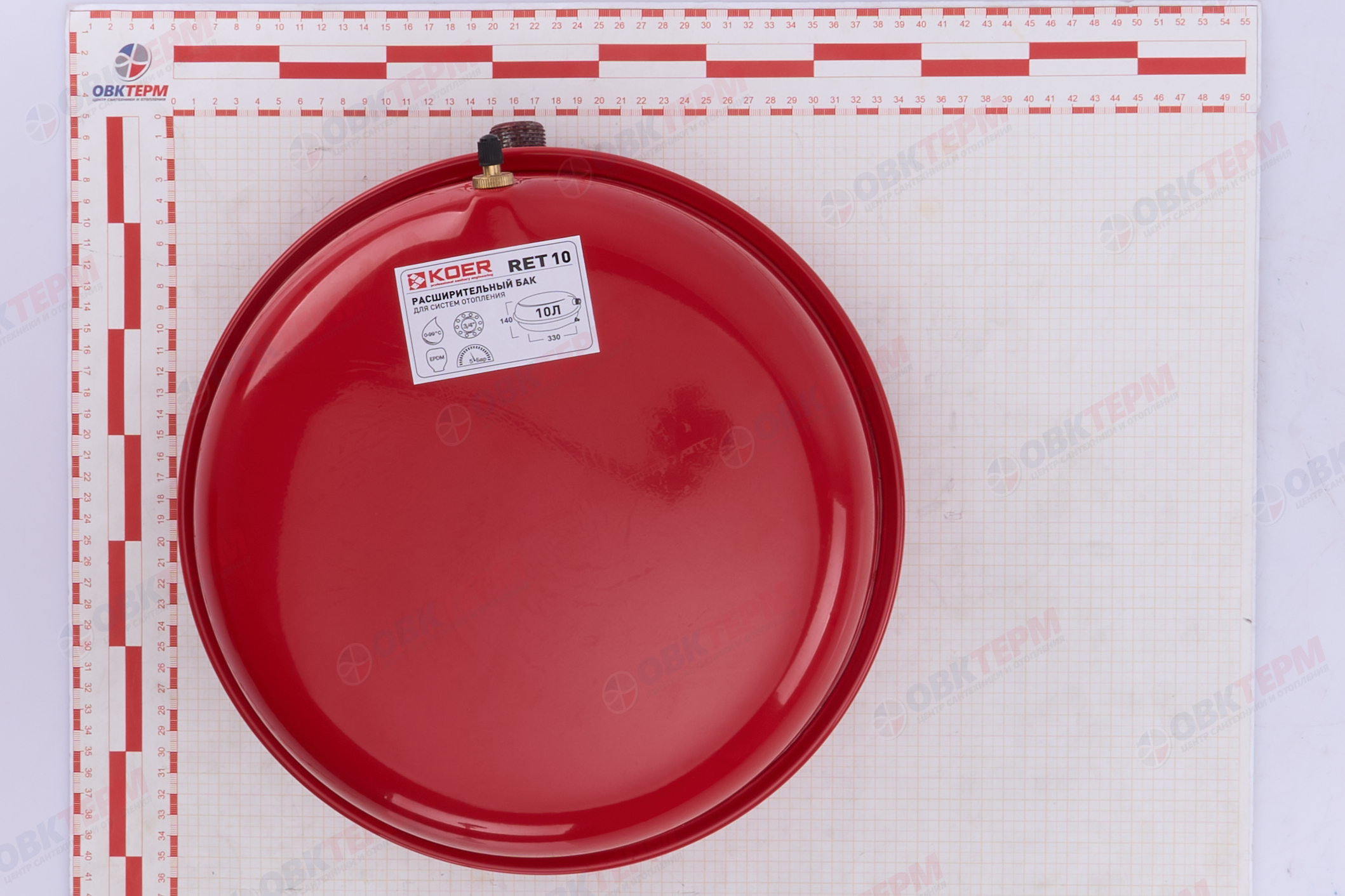 Бак расширительный    10л KOER  (плоский) - миниатюра №4