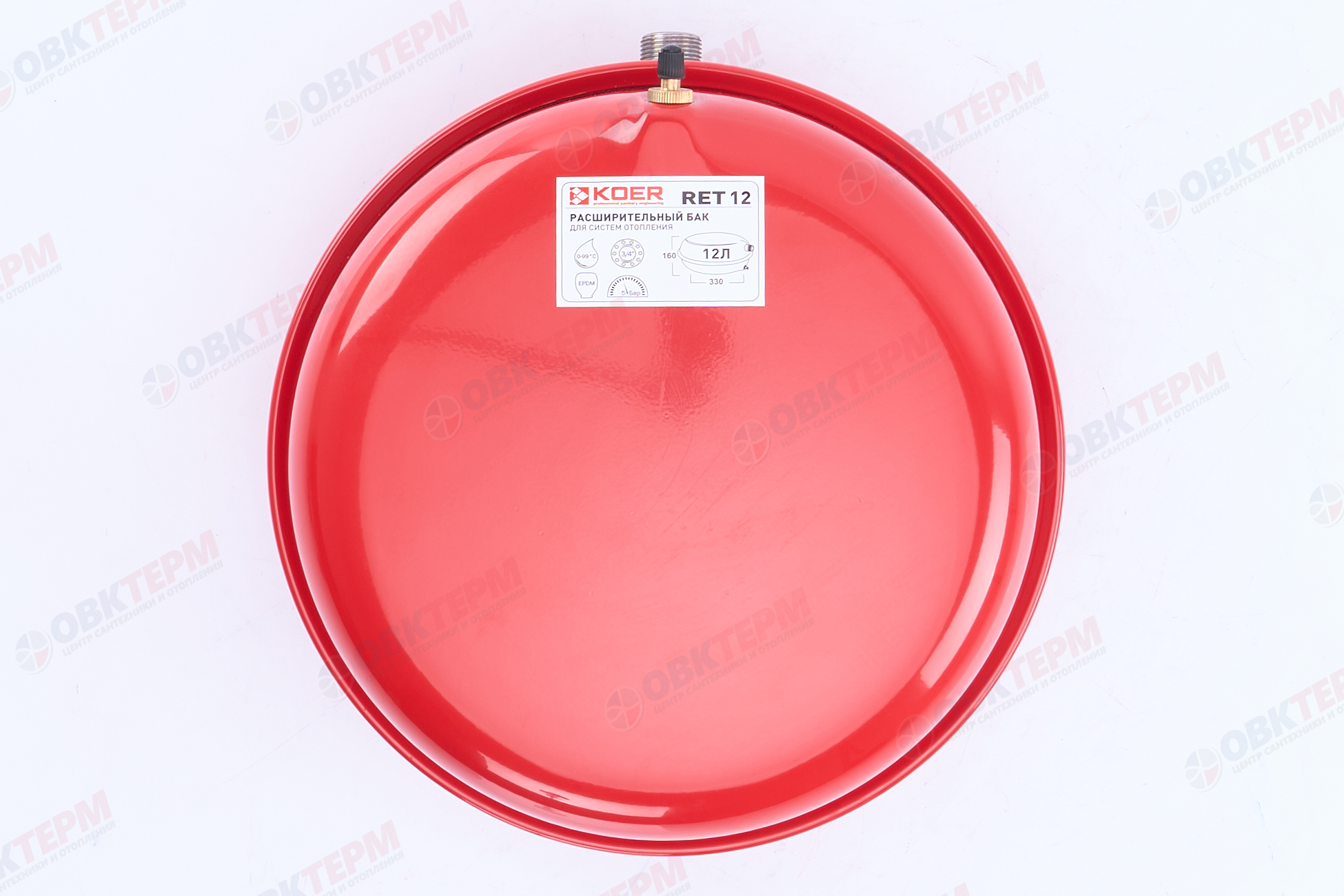 Бак расширительный    12л KOER  (плоский) - Изображение №2