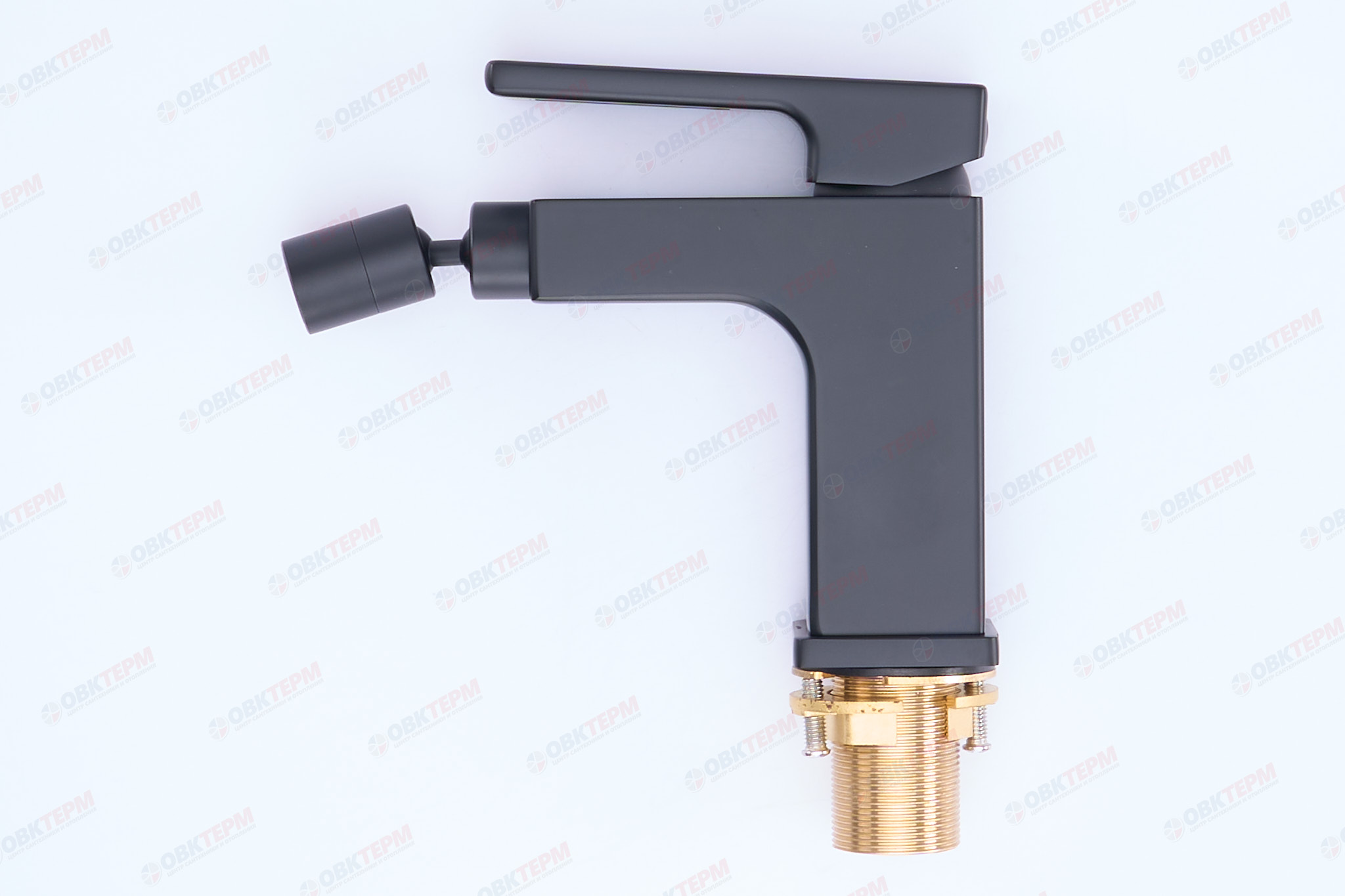 Смеситель д/биде GAPPO G5017-6 латунь /черный /Ø35мм /гайка - миниатюра №8