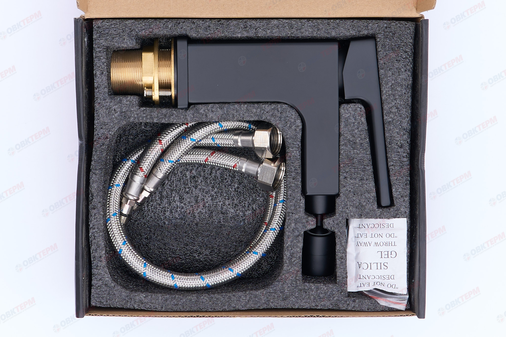 Смеситель д/биде GAPPO G5017-6 латунь /черный /Ø35мм /гайка - миниатюра №11