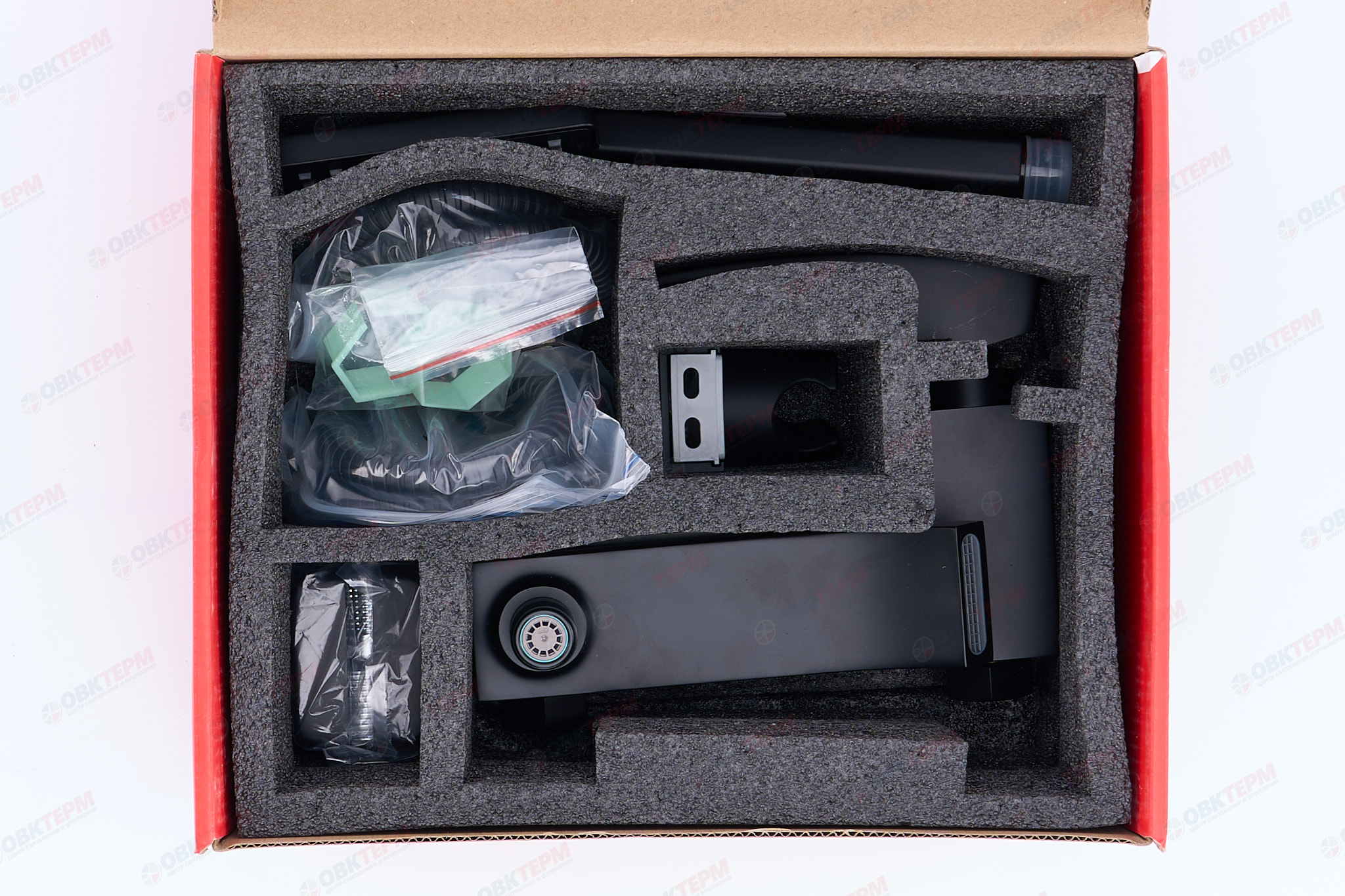 Смеситель д/ванны короткий KOER KB-41007-05  (Цвет черный) (8шт/ящ) - Изображение №3