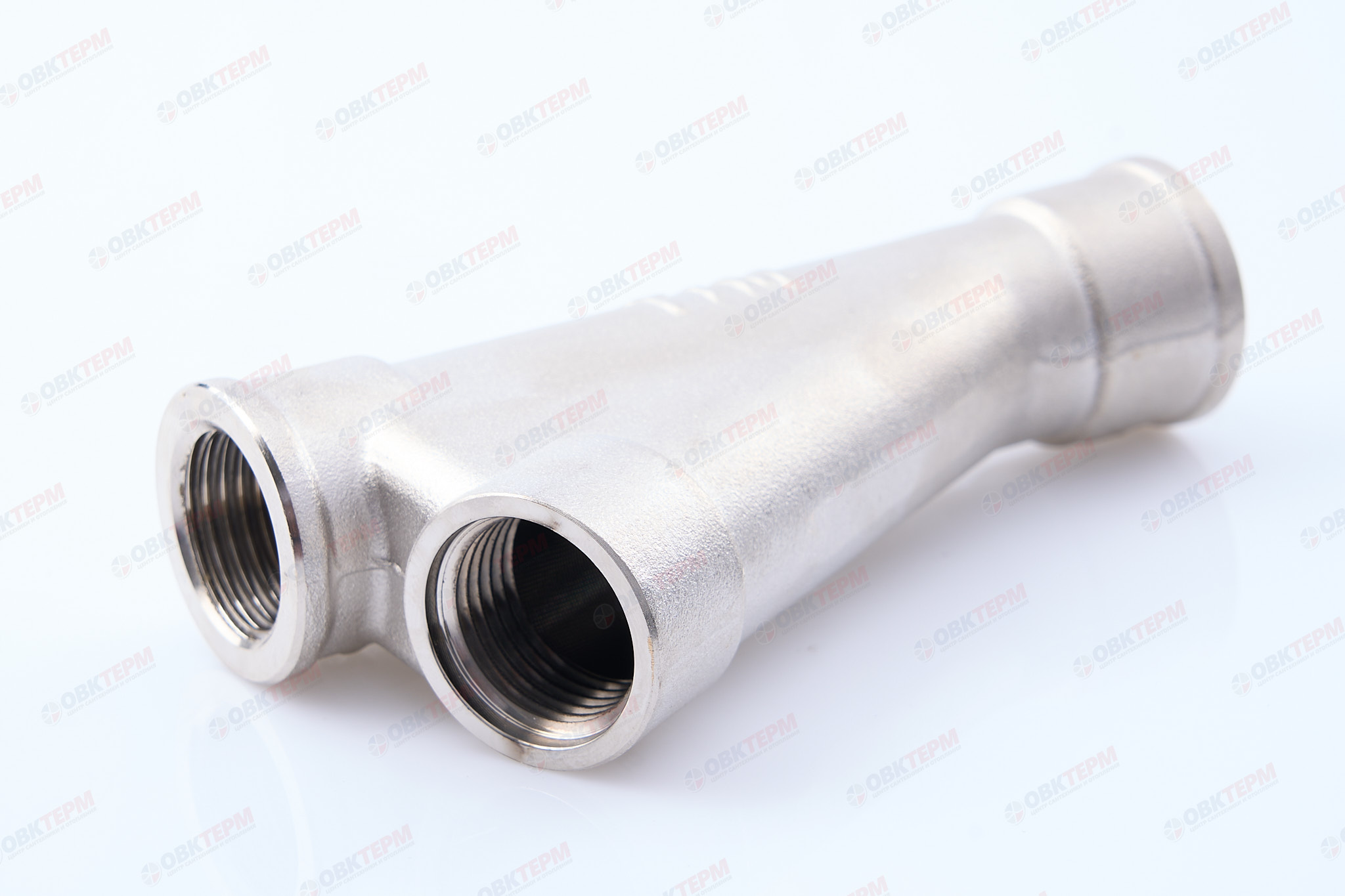 Тройник косой для гильзы под погружной датчик тем. 1/2*1/2" ввв TIM                   (30/1) - Изображение №1