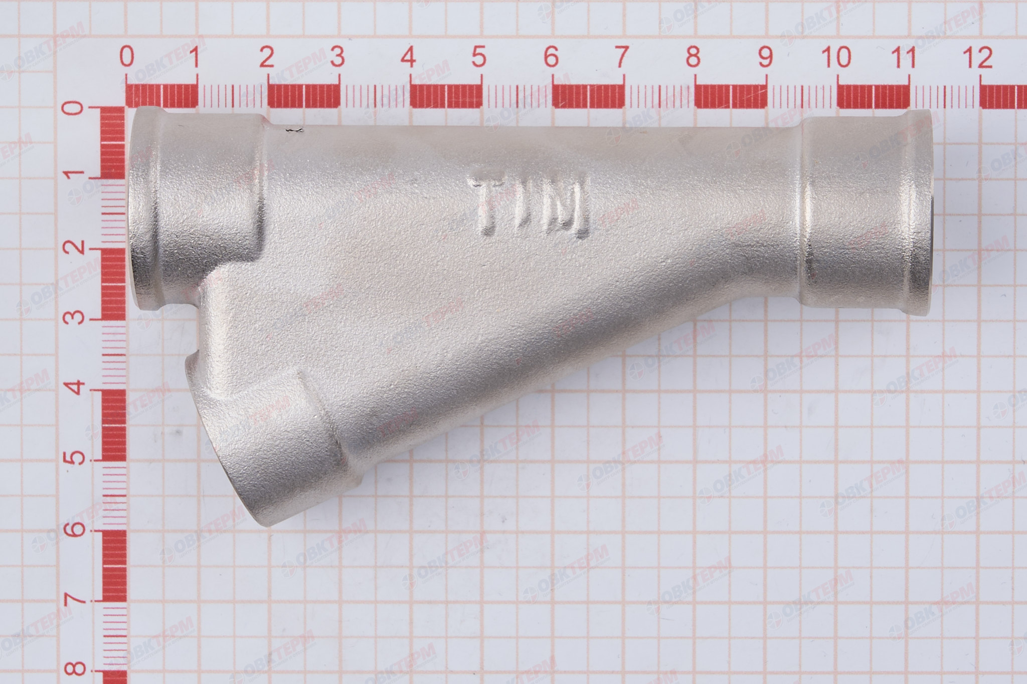 Тройник косой для гильзы под погружной датчик тем. 1/2*1/2" ввв TIM                   (30/1) - Изображение №5