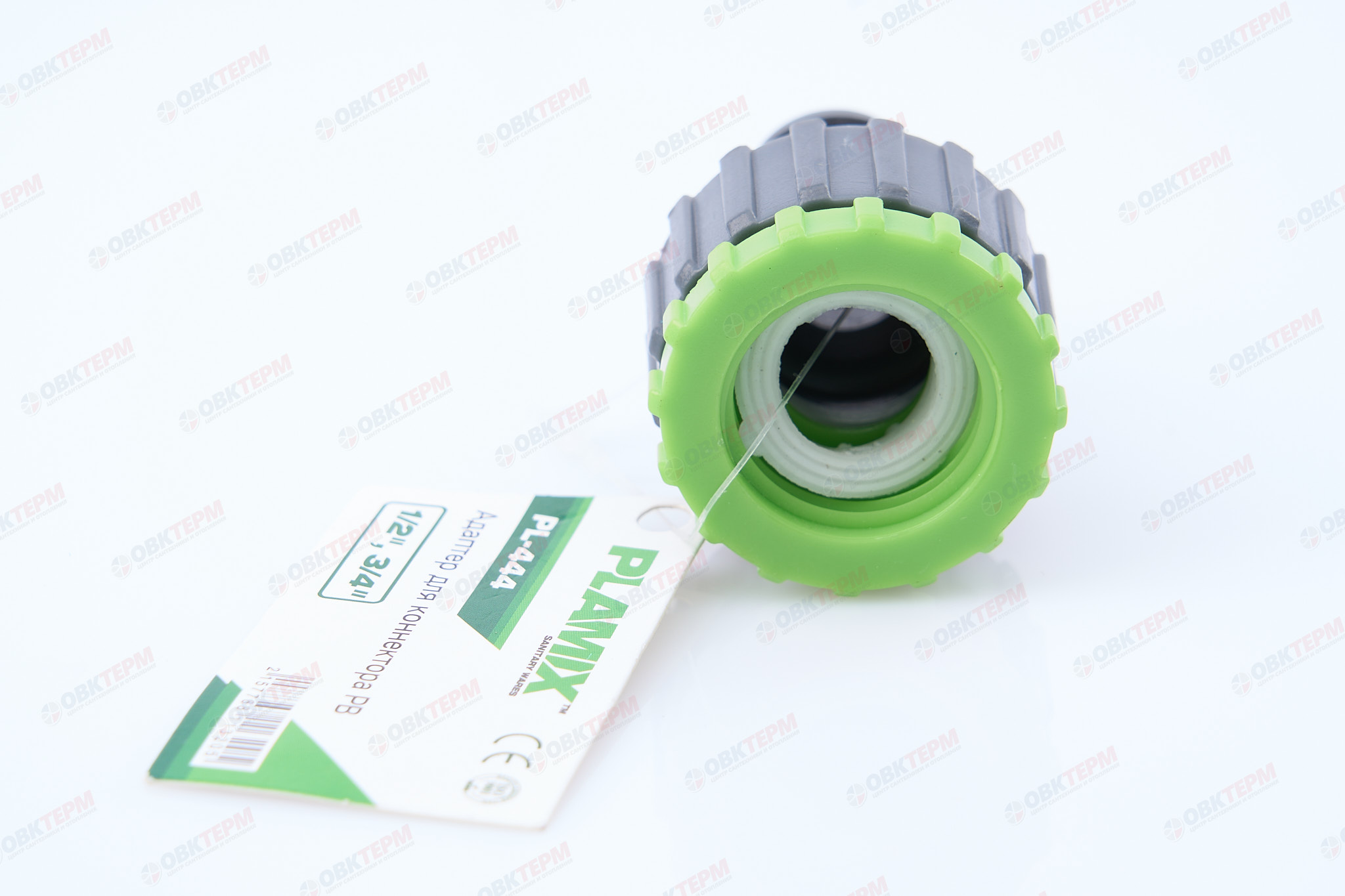 Адаптер для коннектора, 1/2" РВ с переходом на 3/4" РВ (ABS) (240/60 шт)  PLAMIX/CRAB  PL-444 - Изображение №4