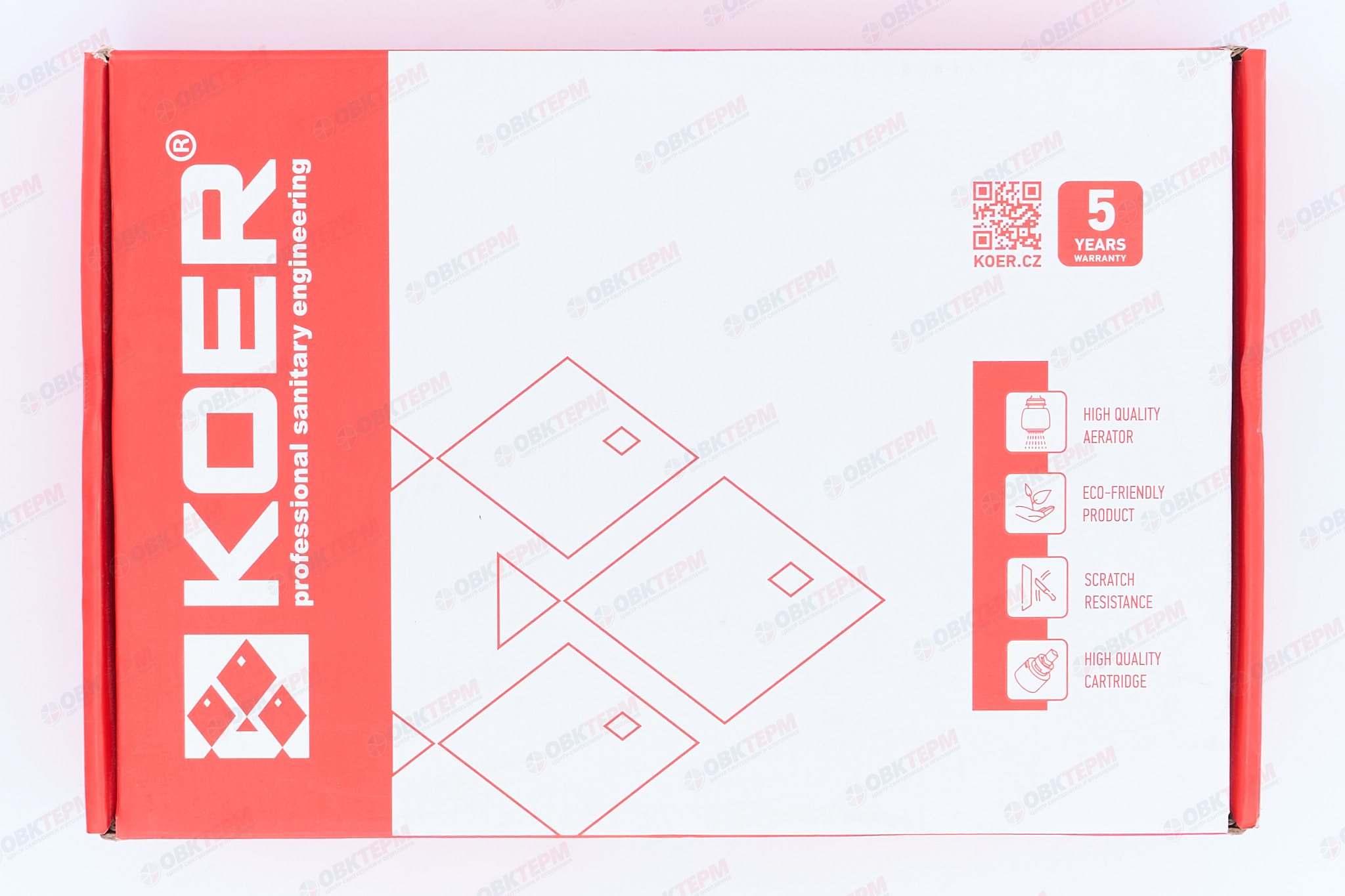 Смеситель д/умывальника KOER KB-14007-01 водопад  (Цвет хром) (8шт/ящ) - миниатюра №6