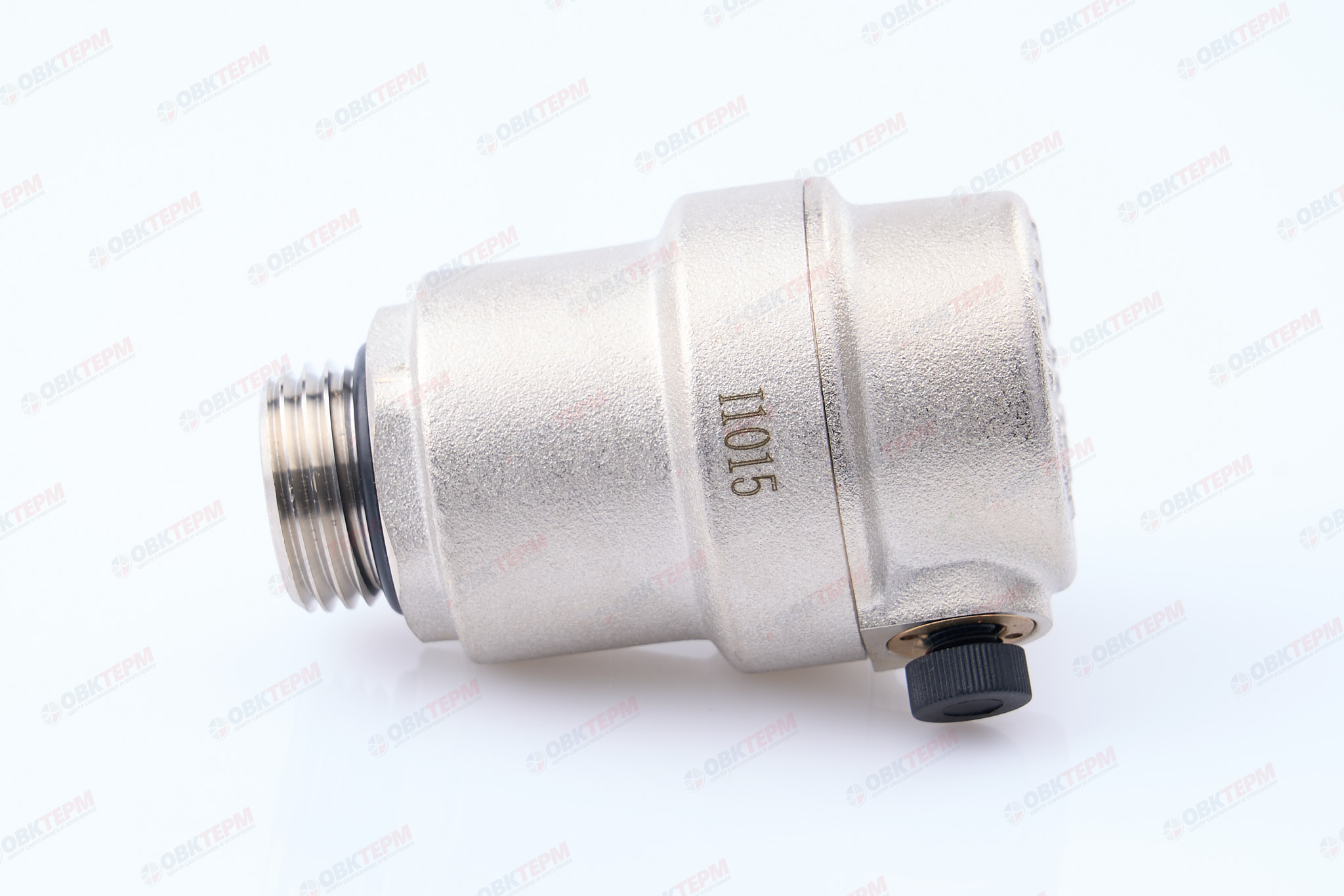 Воздухоотводчик автом. 1/2"   TIM  прямой с бок. выпуском никель BL5818 - миниатюра №6