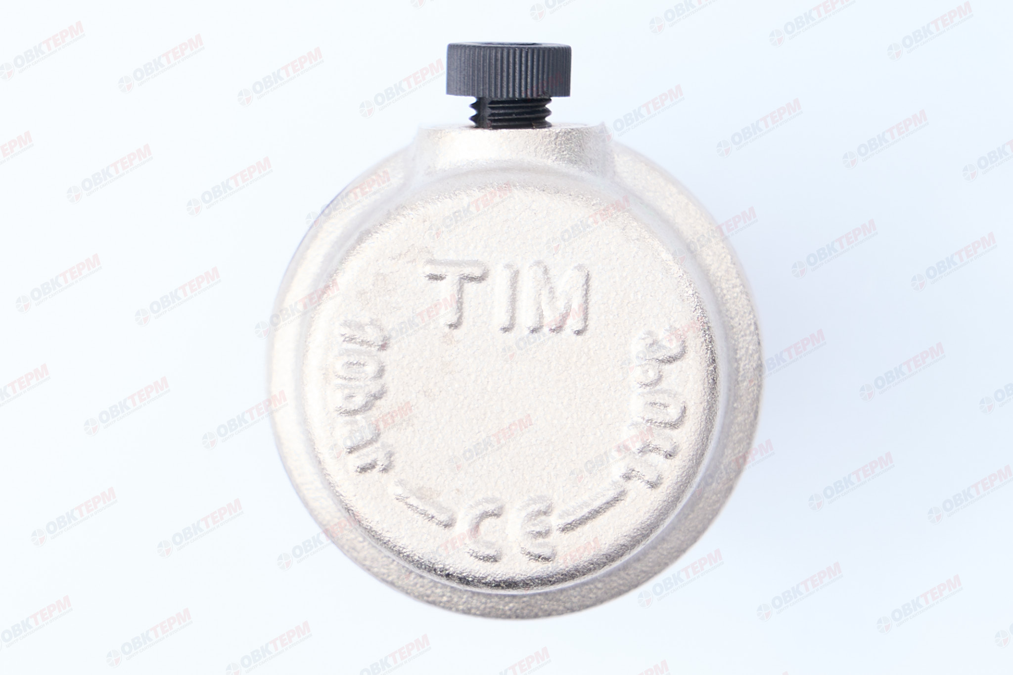Воздухоотводчик автом. 1/2"   TIM  прямой с бок. выпуском никель BL5818 - миниатюра №8
