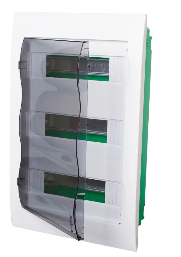 Бокс встраиваемый СП City9 Box 3 ряда 36мод. с прозр. дверцей SE - Изображение №2