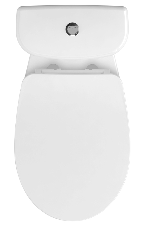 Унитаз-компакт Cersanit MELAR 031 3/6 DPL EO slim ( прям. вып,2 реж, SC, нижн. подкл) Ш350*В795*Г635 - Изображение №3