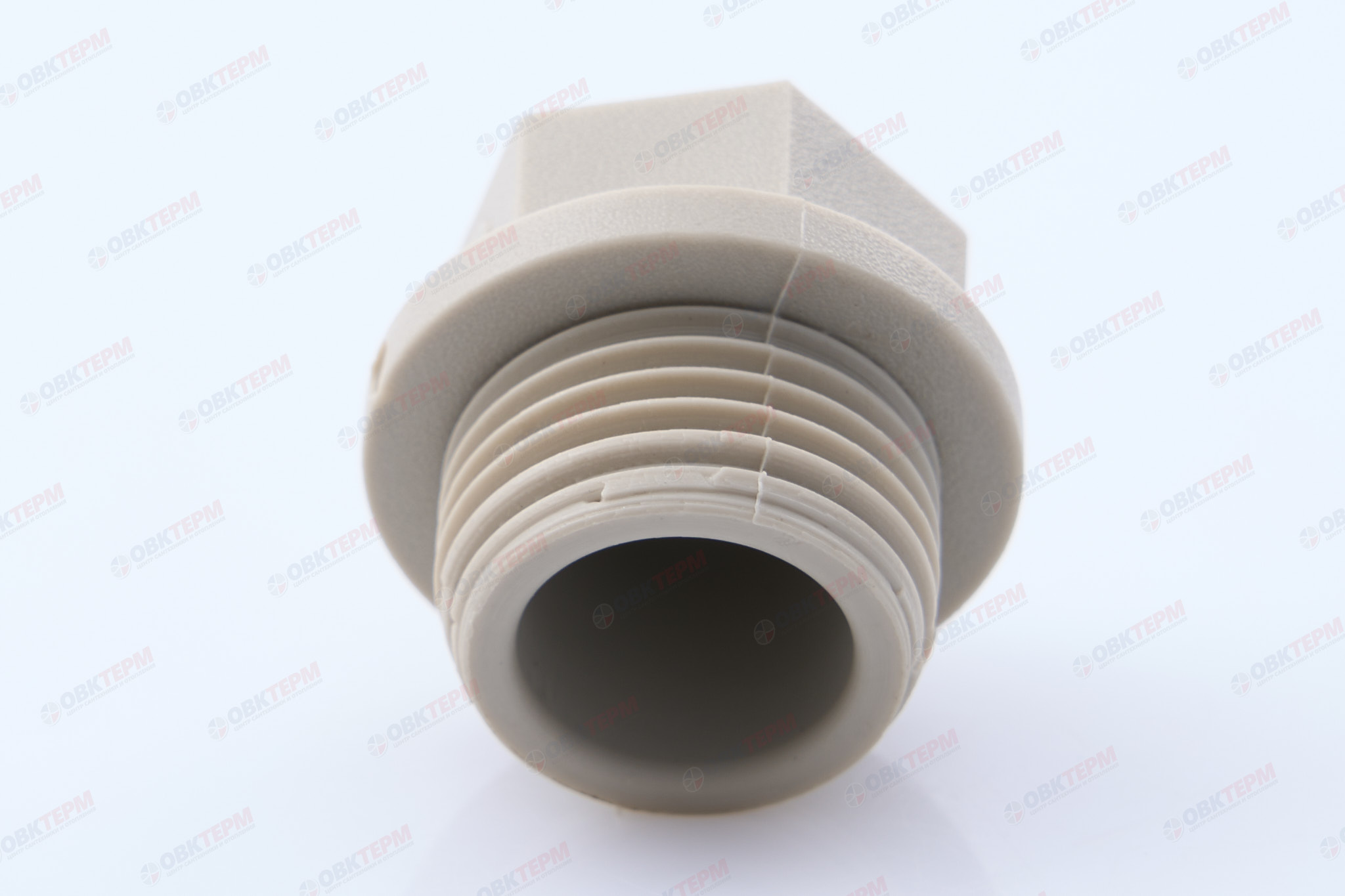 Заглушка резьбовая 20*1/2       (VALFEX)  серый   (1000/250) - Изображение №3
