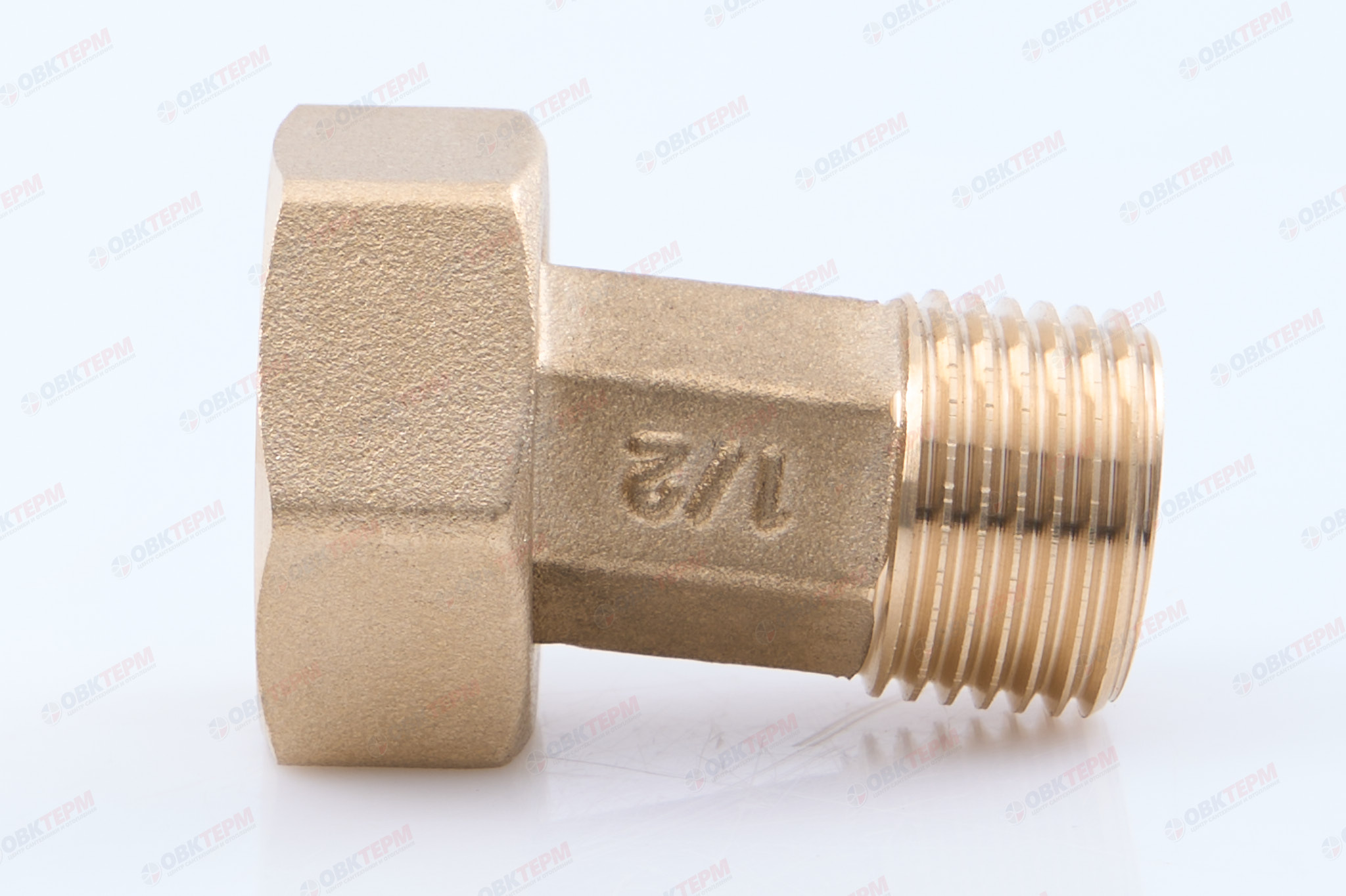 Сгон для водомера  1/2"Н - 3/4"В (10шт/120ящ) TIM - Изображение №4