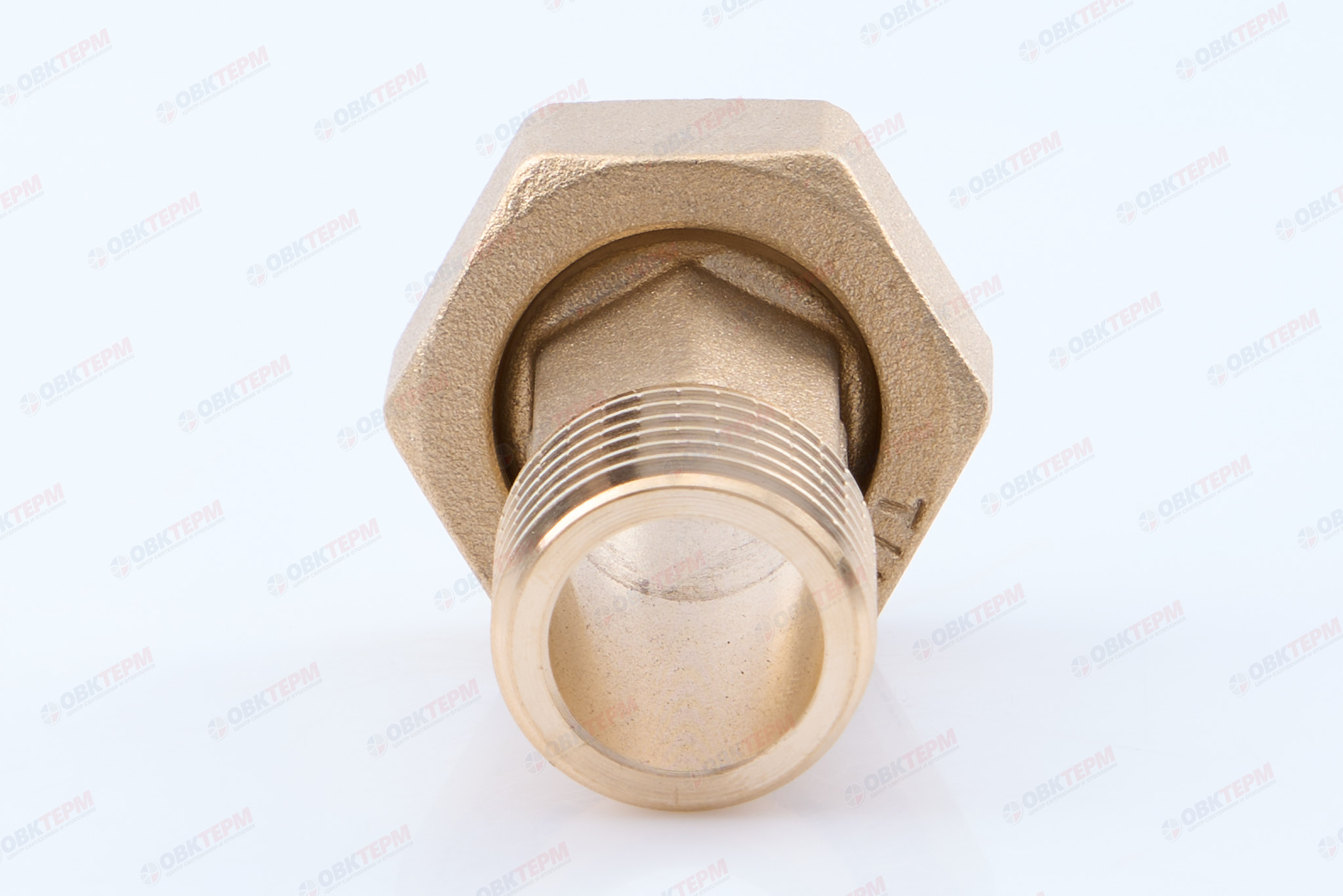 Сгон для водомера  1/2"Н - 3/4"В (10шт/120ящ) TIM - Изображение №5