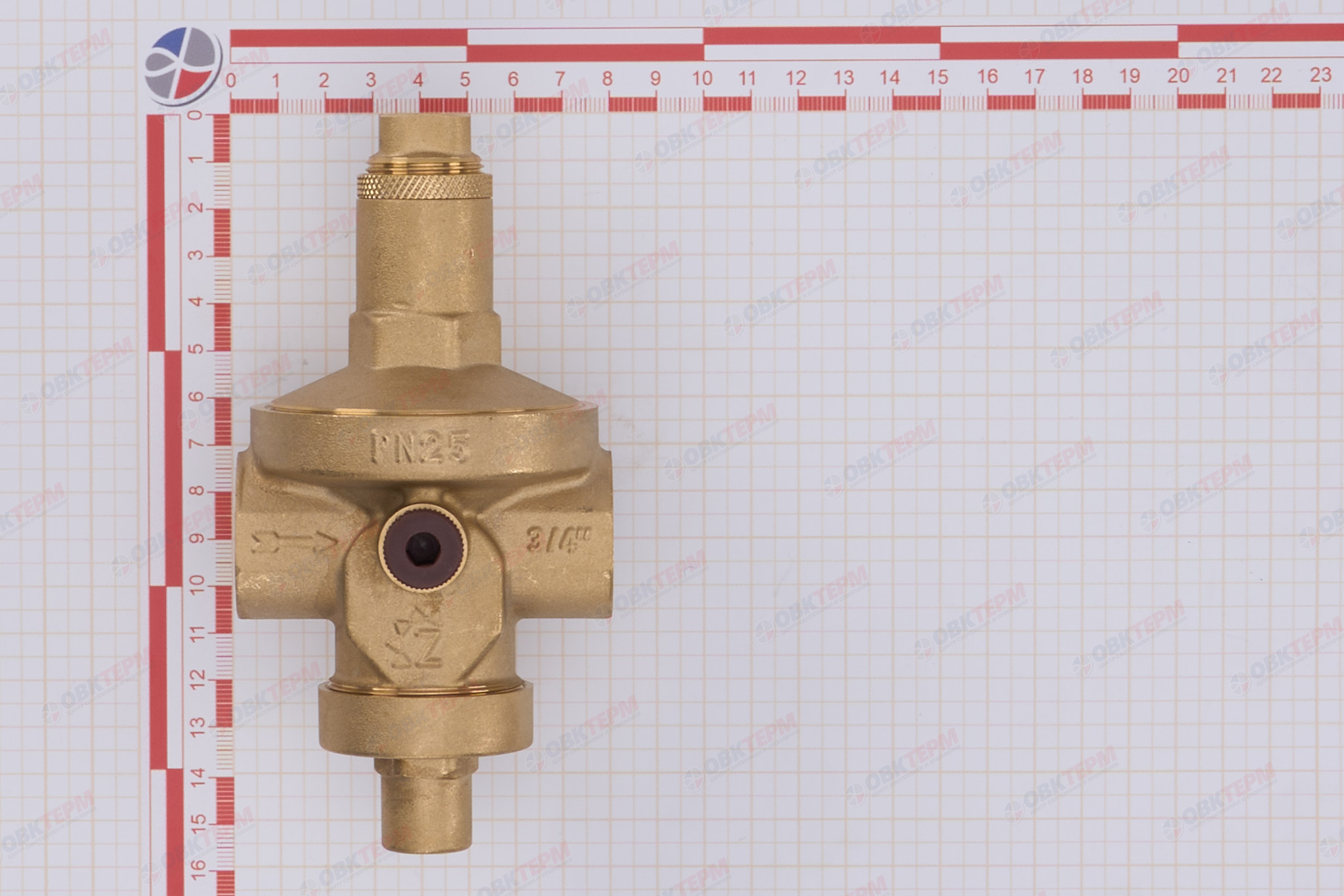 Редуктор давления мембранный регулируемый  3/4 (ZEISSLER) (1шт/12ящ) - миниатюра №7