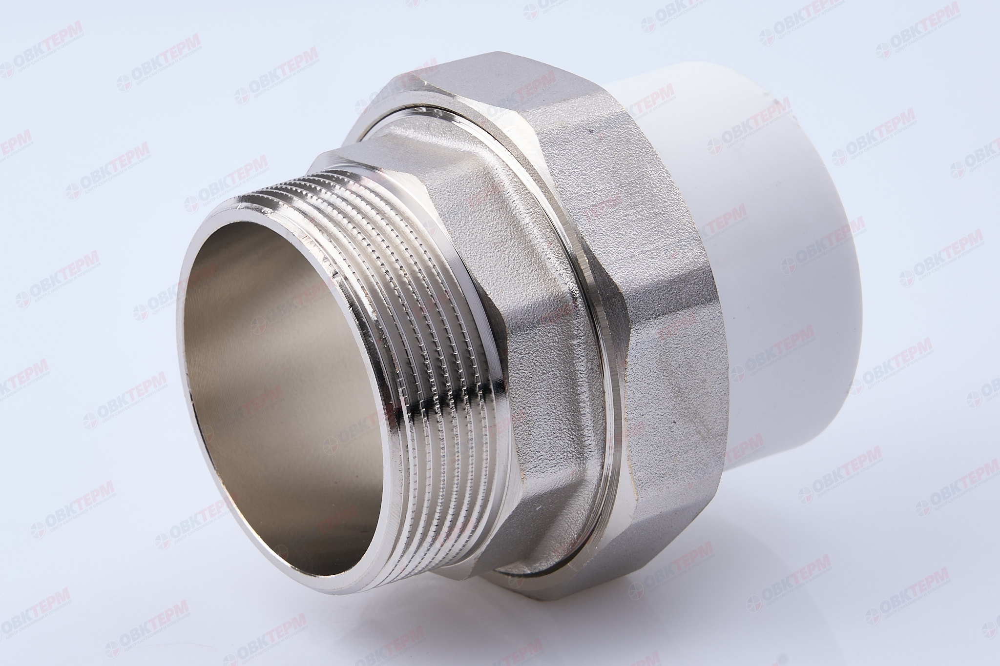 Разборное соединение 50 * 2" н    (белый)  TIM - Изображение №1