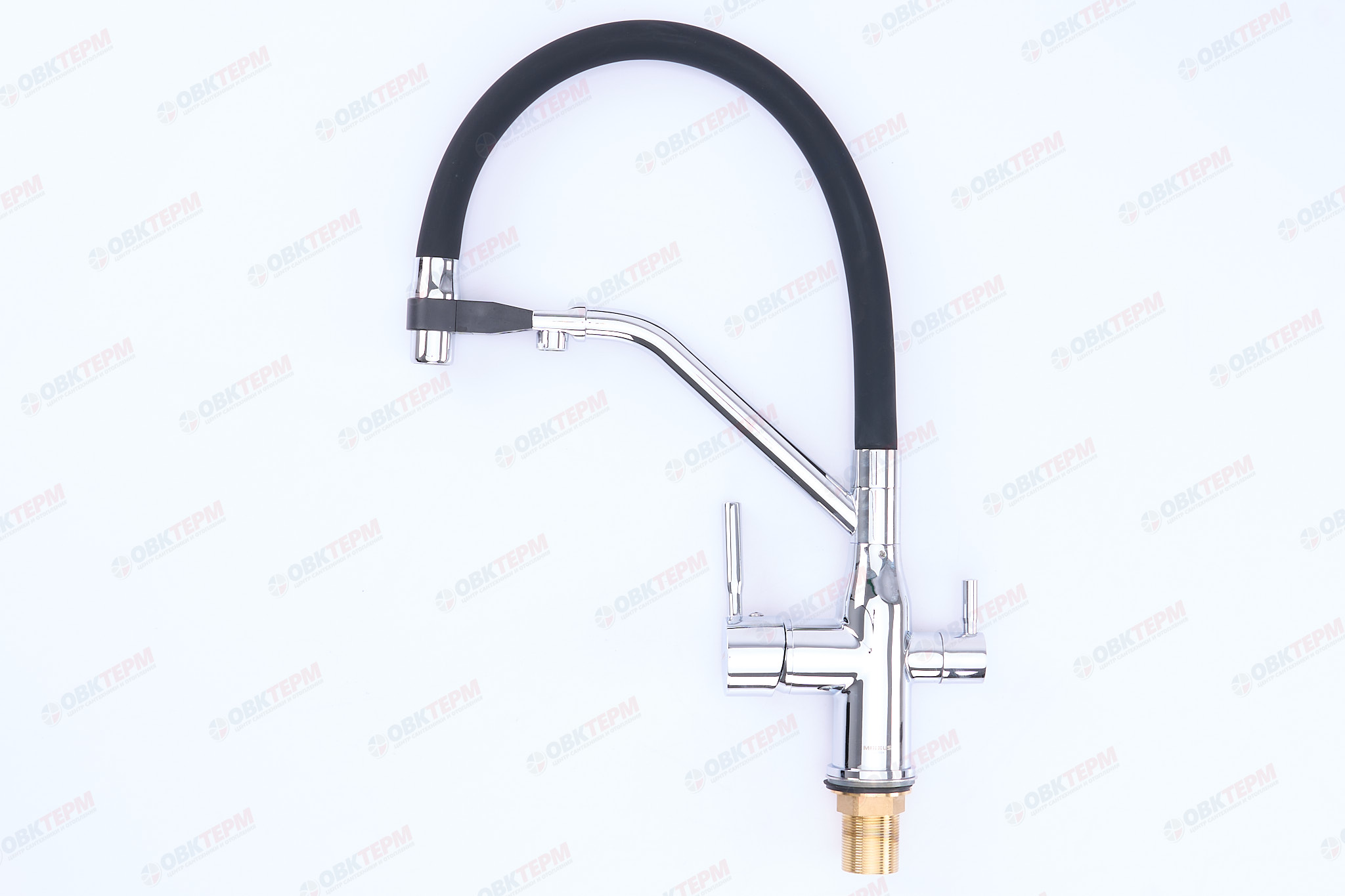 Смеситель д/кухни под ФИЛЬТР MIXXUS PREMIUM GRAVITY 021 REFL.BLACK Ø35 (8 шт/ящ) - Изображение №2